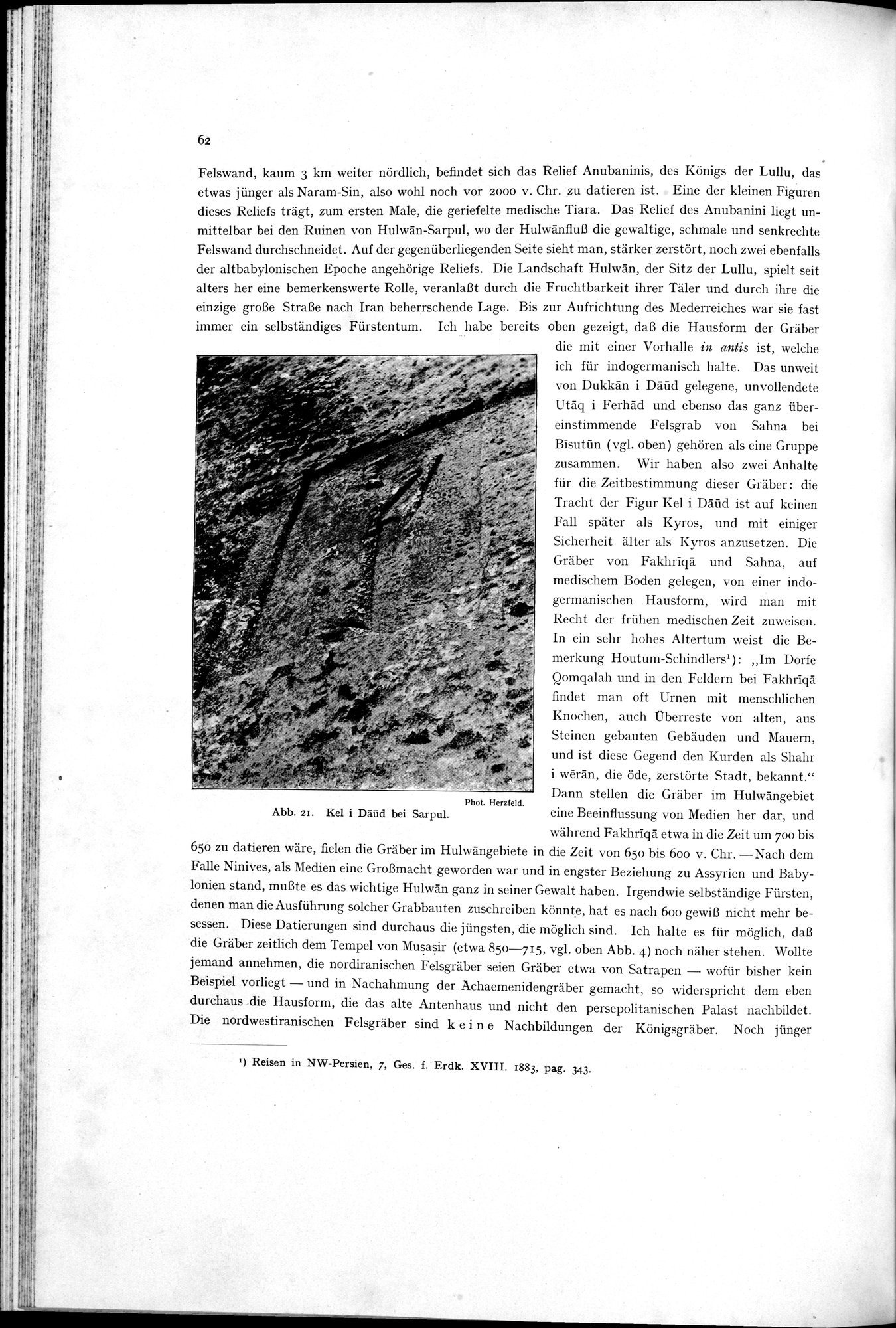 Iranische Felsreliefs : vol.1 / 74 ページ（白黒高解像度画像）