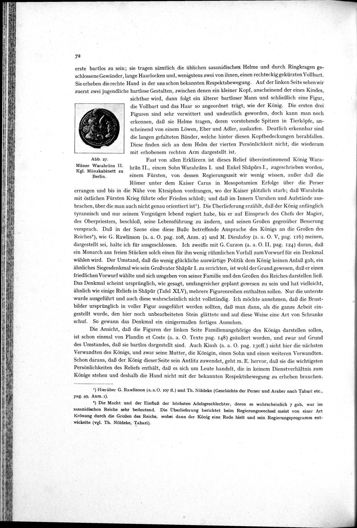 Iranische Felsreliefs : vol.1 / 84 ページ（白黒高解像度画像）