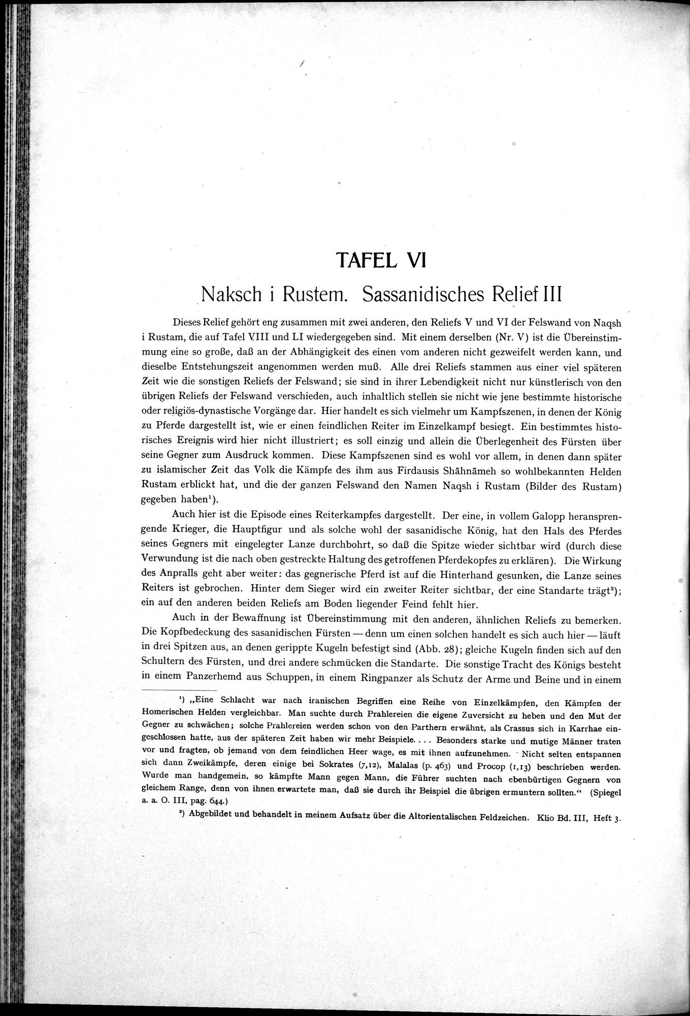 Iranische Felsreliefs : vol.1 / 86 ページ（白黒高解像度画像）