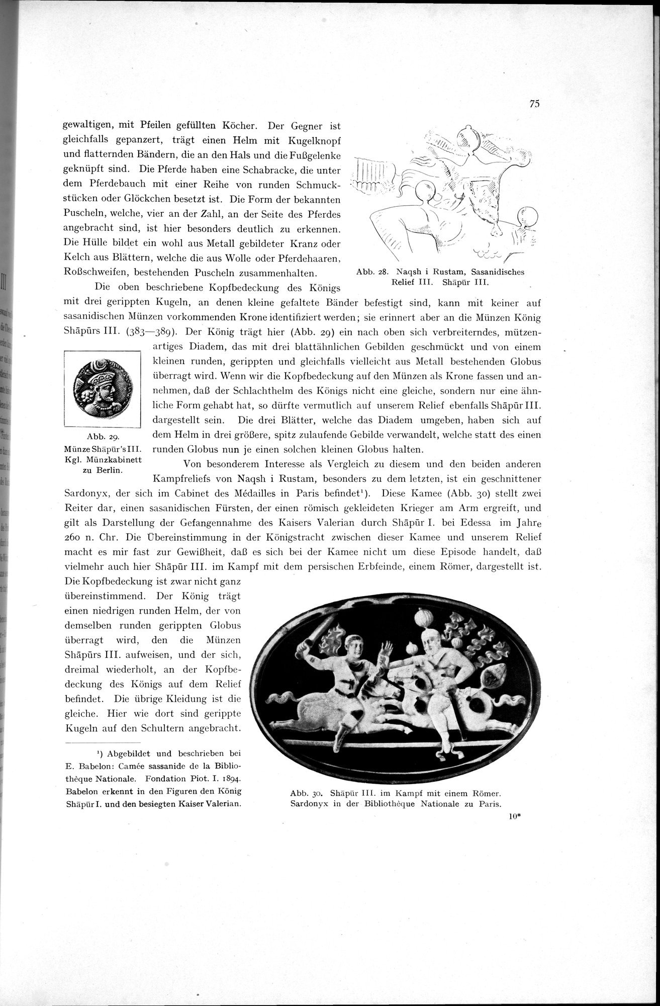 Iranische Felsreliefs : vol.1 / 87 ページ（白黒高解像度画像）