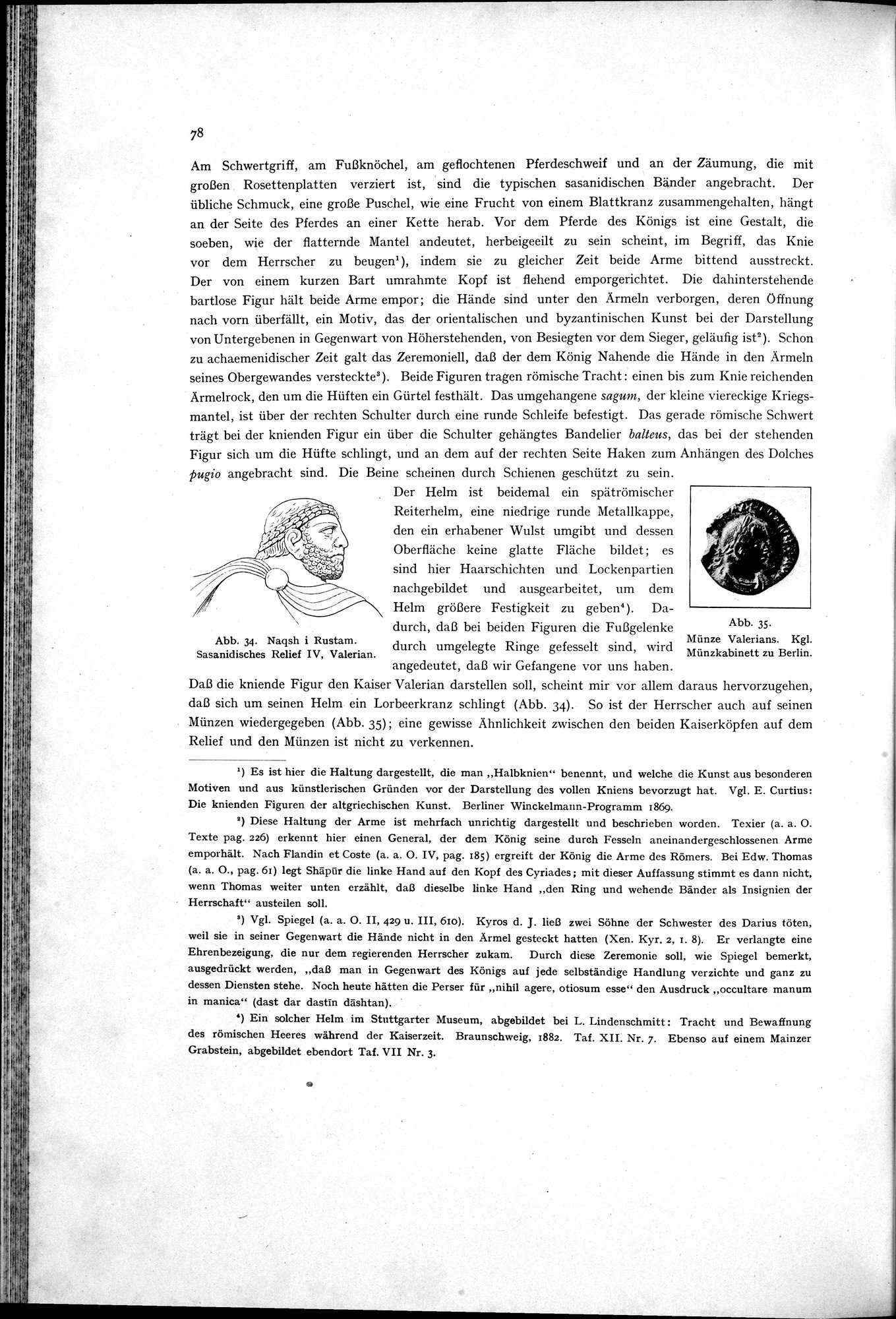 Iranische Felsreliefs : vol.1 / 90 ページ（白黒高解像度画像）