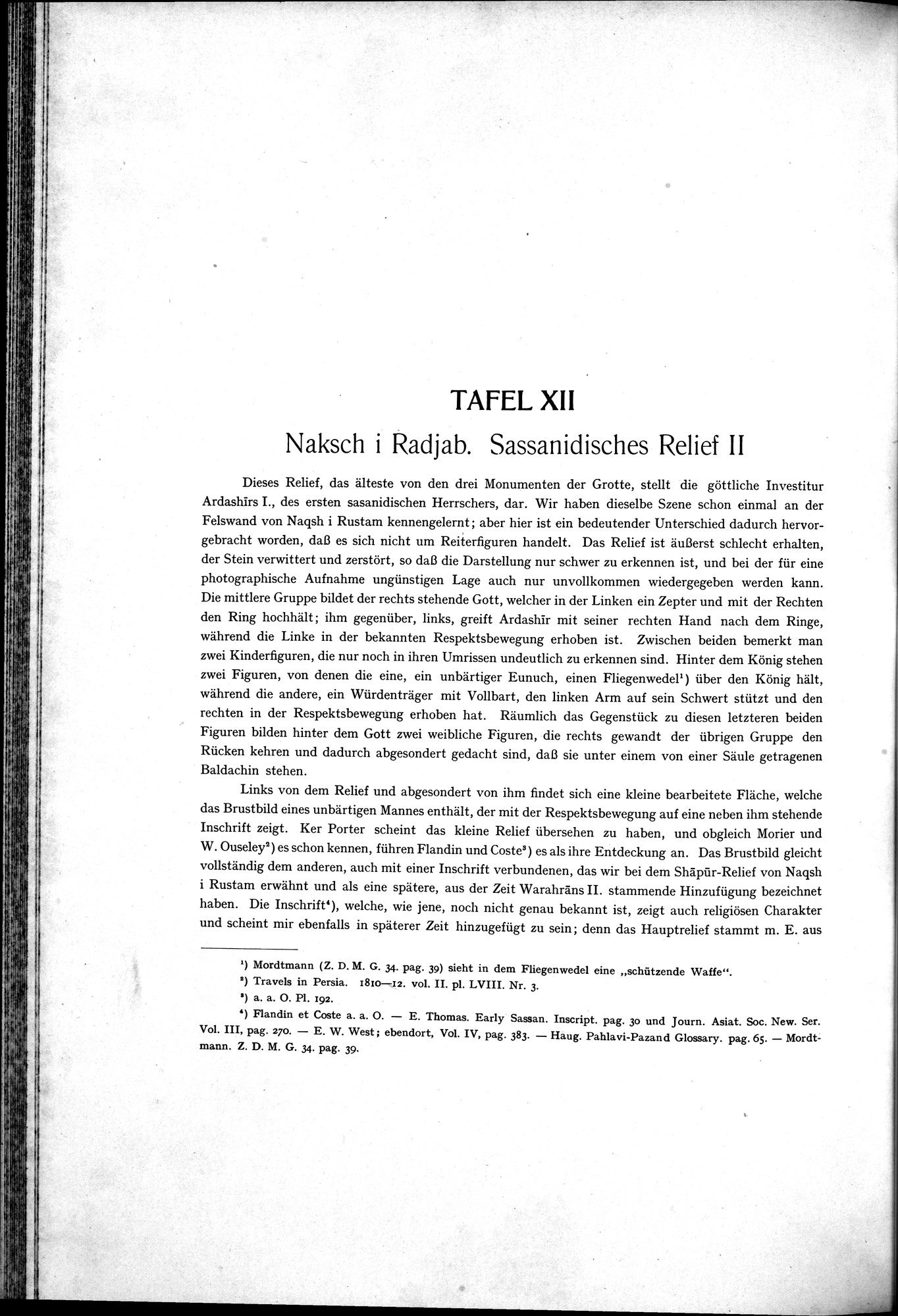 Iranische Felsreliefs : vol.1 / 106 ページ（白黒高解像度画像）