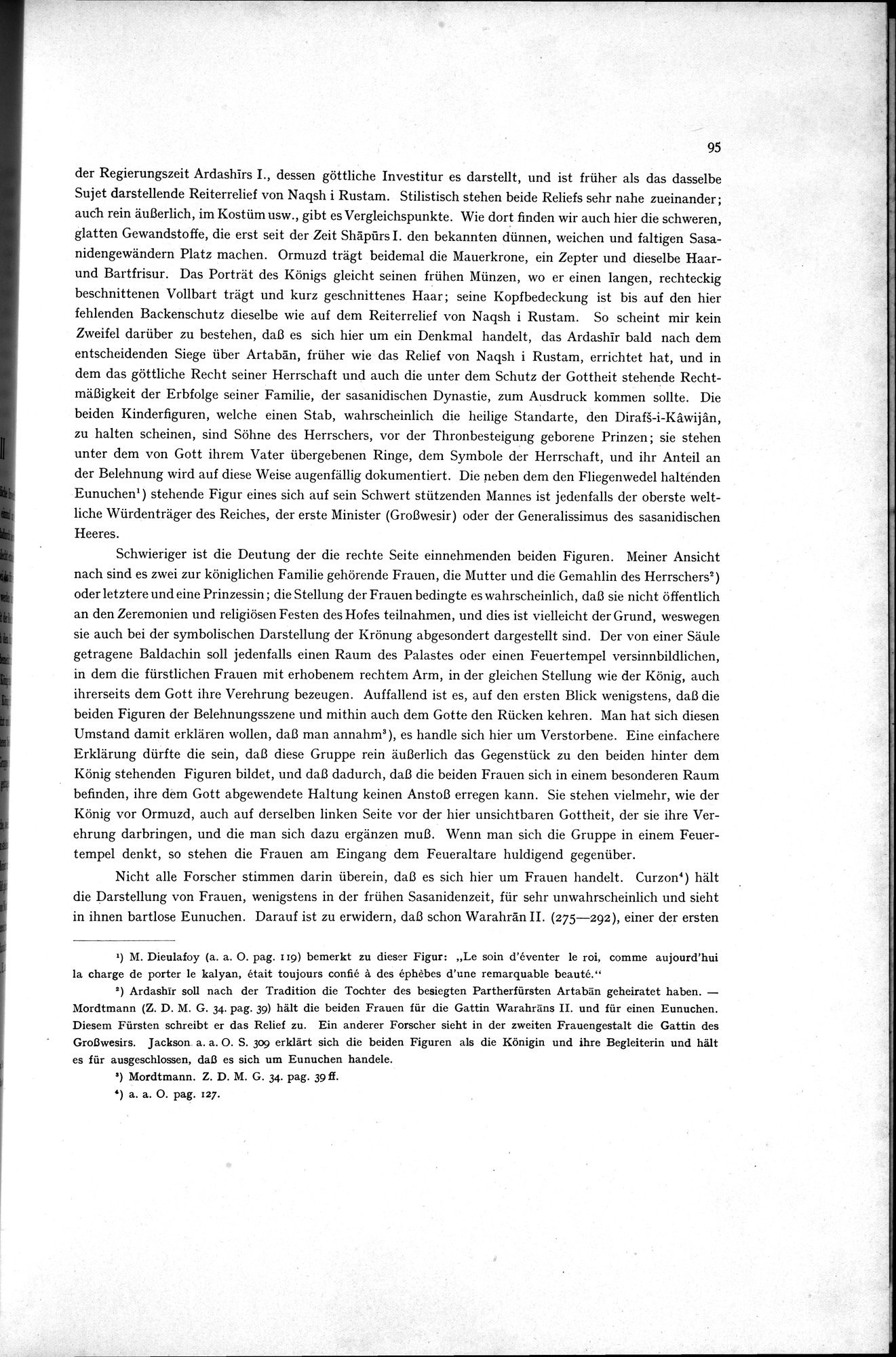 Iranische Felsreliefs : vol.1 / 107 ページ（白黒高解像度画像）