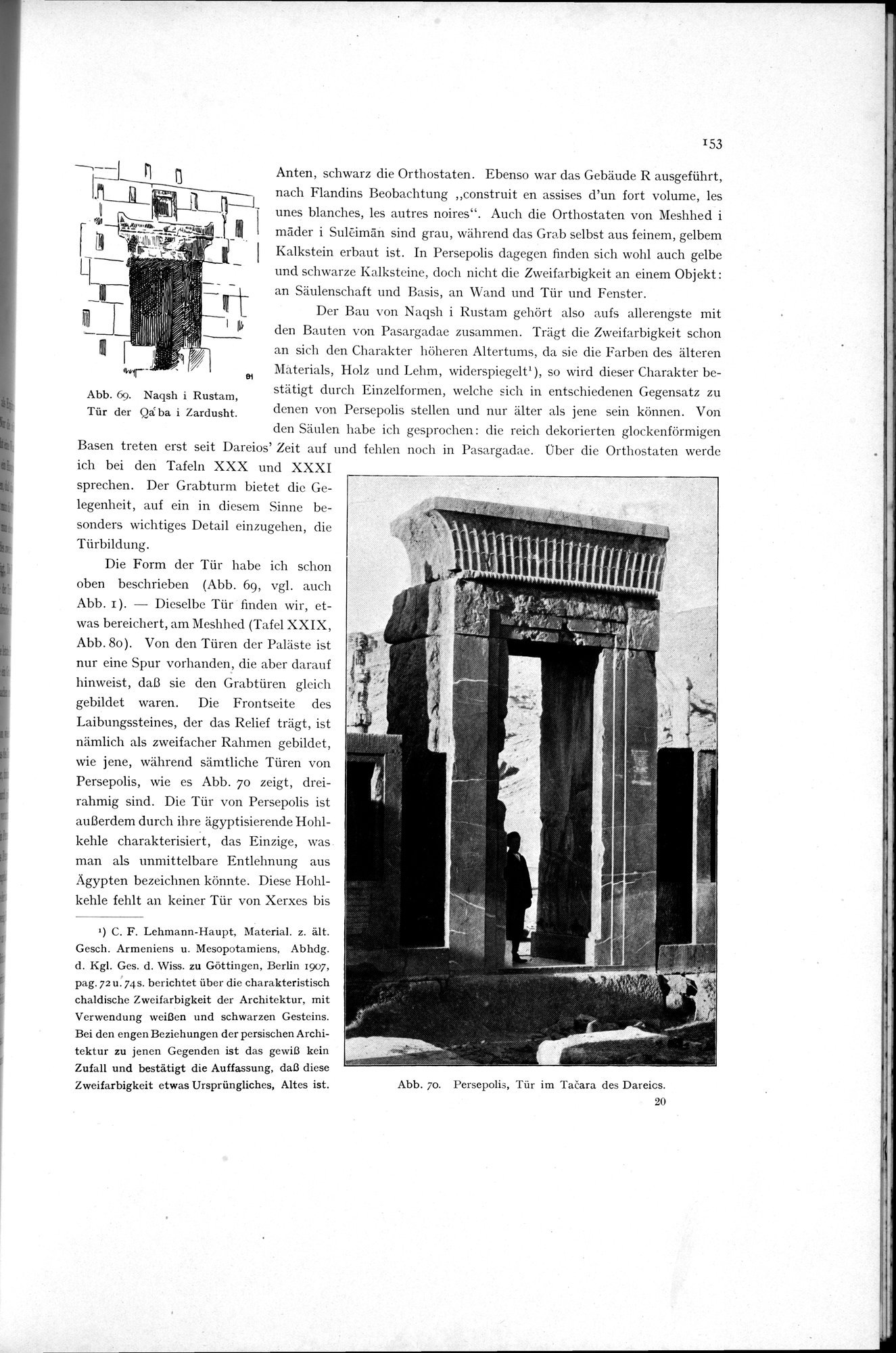 Iranische Felsreliefs : vol.1 / 165 ページ（白黒高解像度画像）