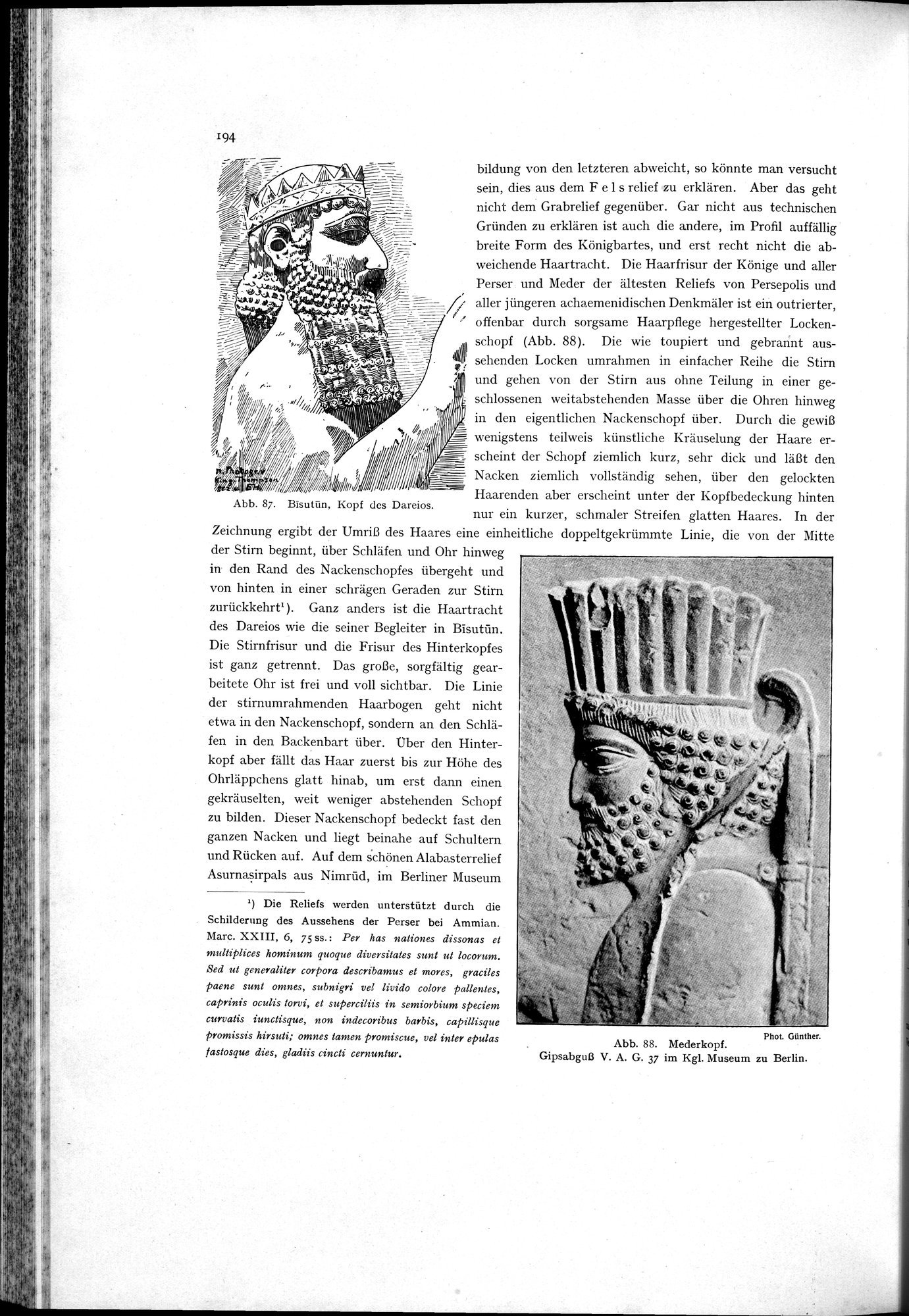 Iranische Felsreliefs : vol.1 / 206 ページ（白黒高解像度画像）