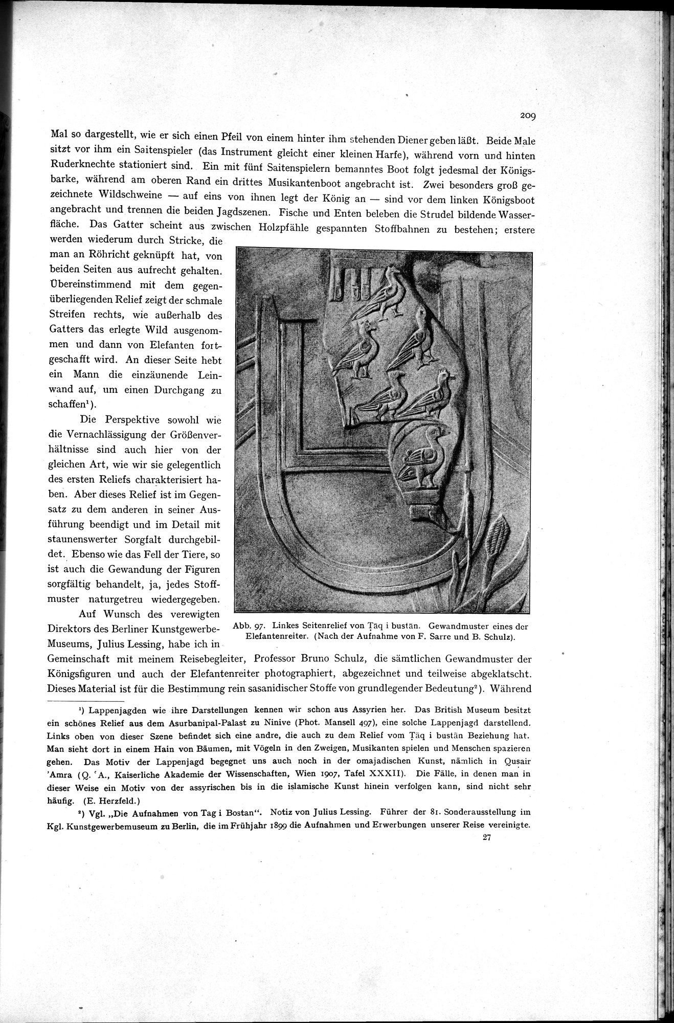 Iranische Felsreliefs : vol.1 / 221 ページ（白黒高解像度画像）