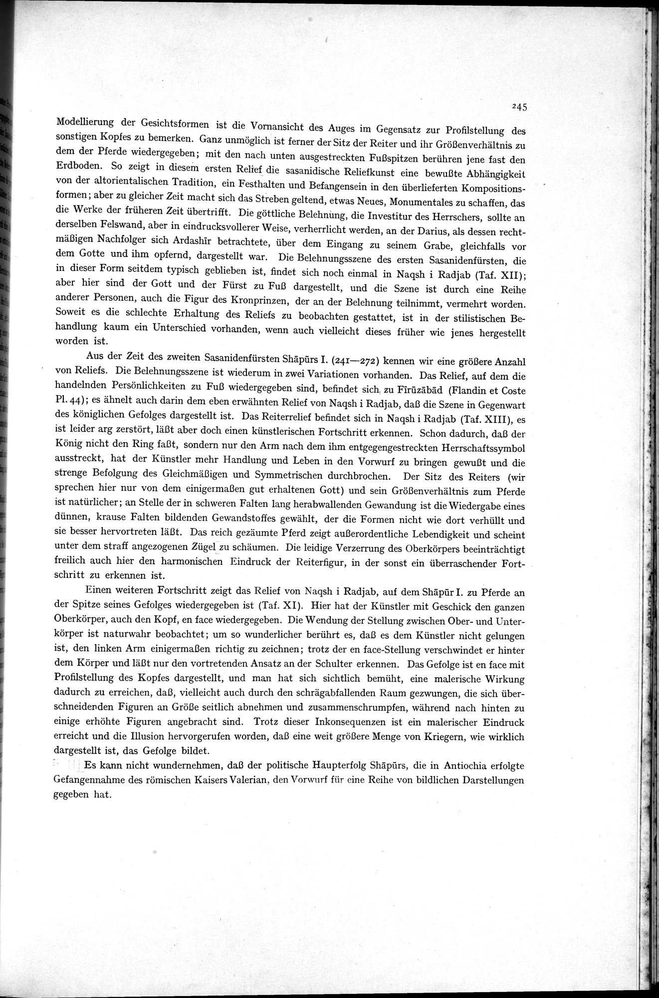 Iranische Felsreliefs : vol.1 / 257 ページ（白黒高解像度画像）