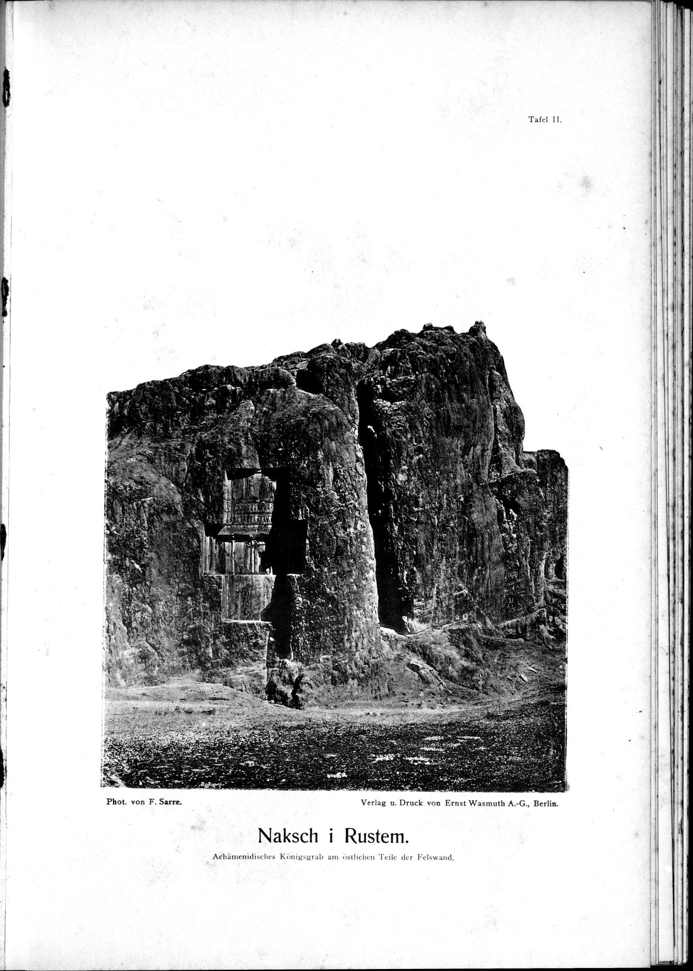 Iranische Felsreliefs : vol.1 / 296 ページ（白黒高解像度画像）