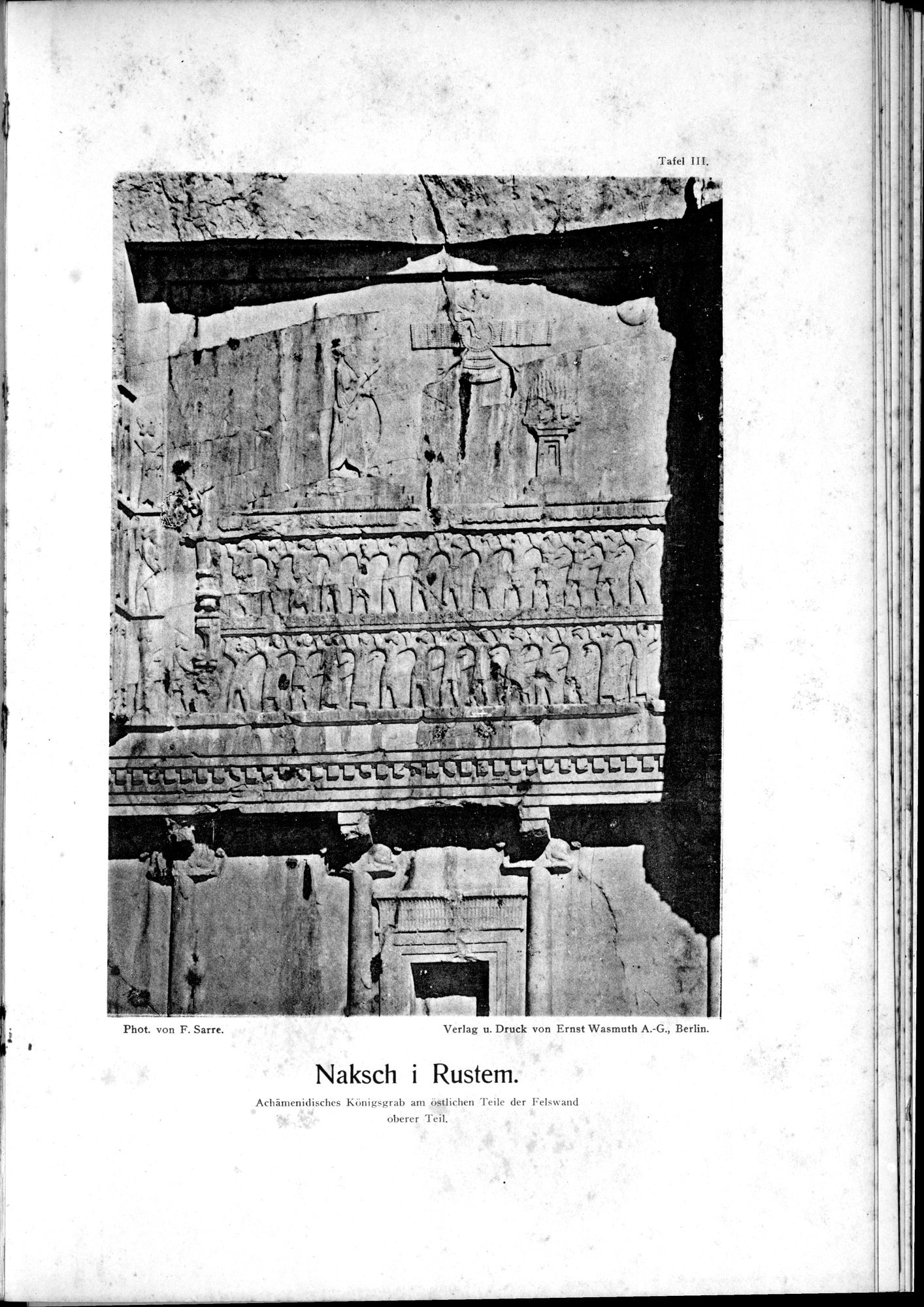 Iranische Felsreliefs : vol.1 / 297 ページ（白黒高解像度画像）