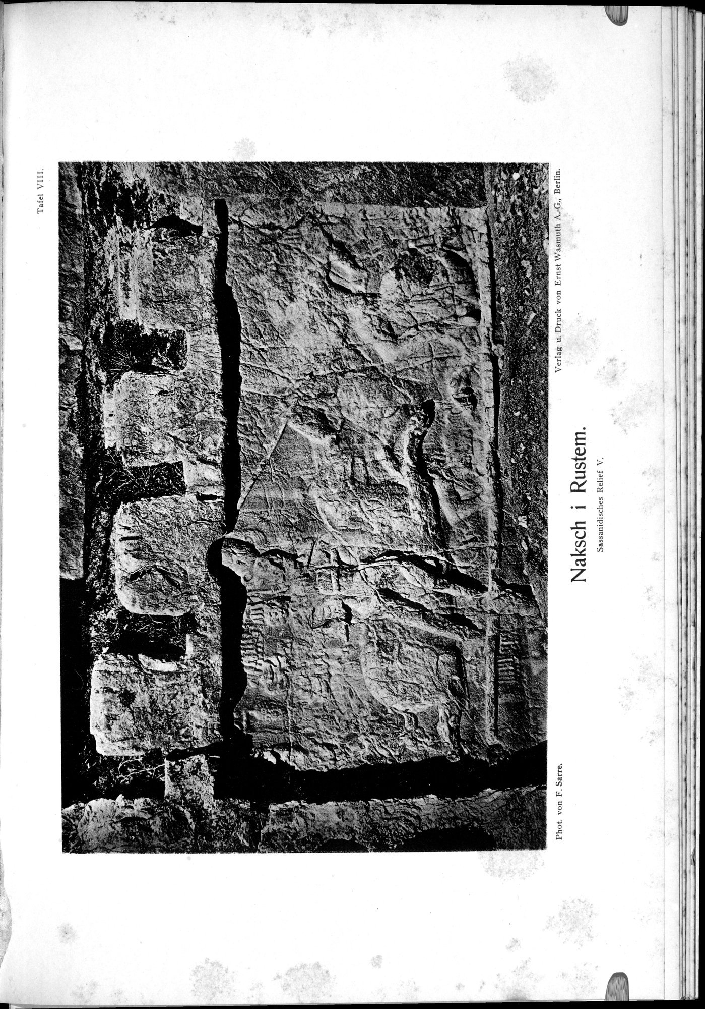 Iranische Felsreliefs : vol.1 / 302 ページ（白黒高解像度画像）