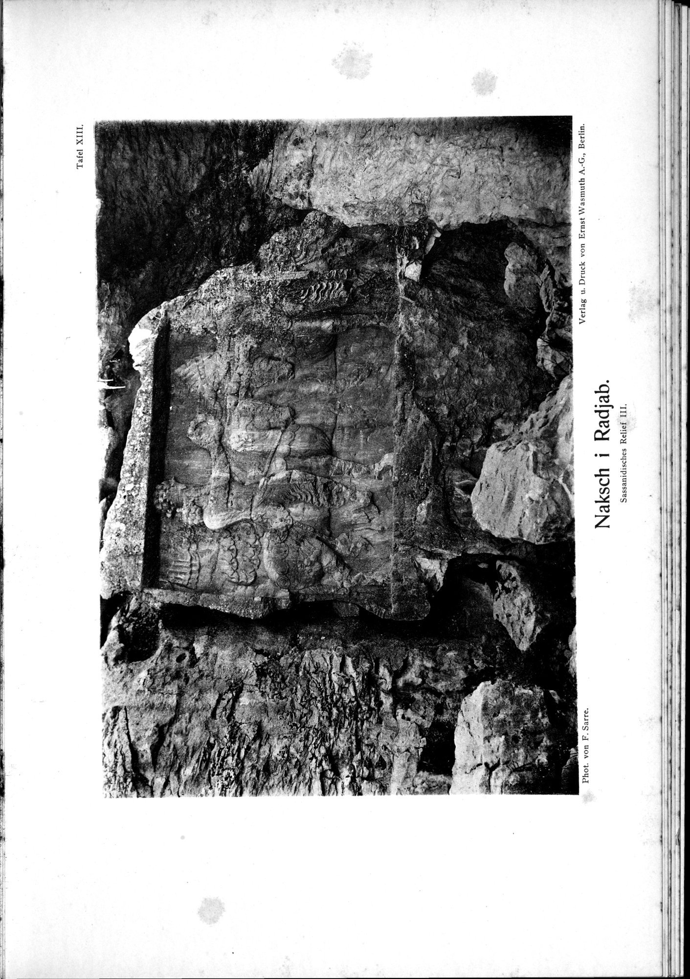 Iranische Felsreliefs : vol.1 / 307 ページ（白黒高解像度画像）