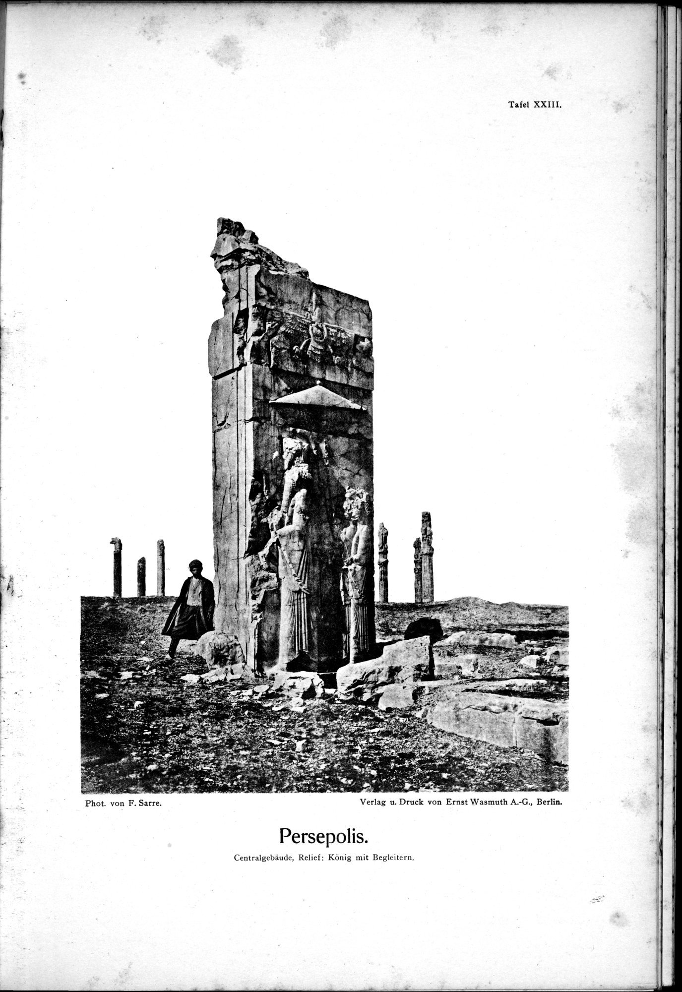 Iranische Felsreliefs : vol.1 / 317 ページ（白黒高解像度画像）