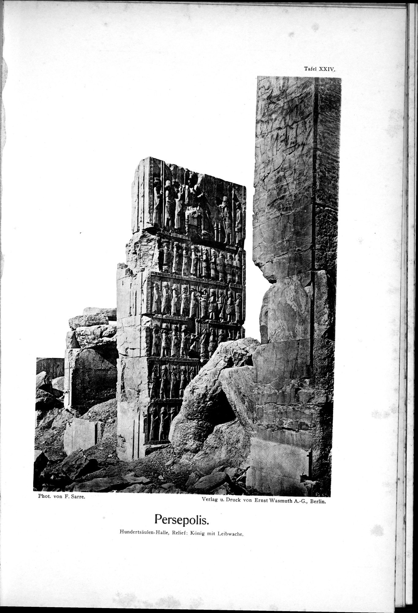 Iranische Felsreliefs : vol.1 / 318 ページ（白黒高解像度画像）