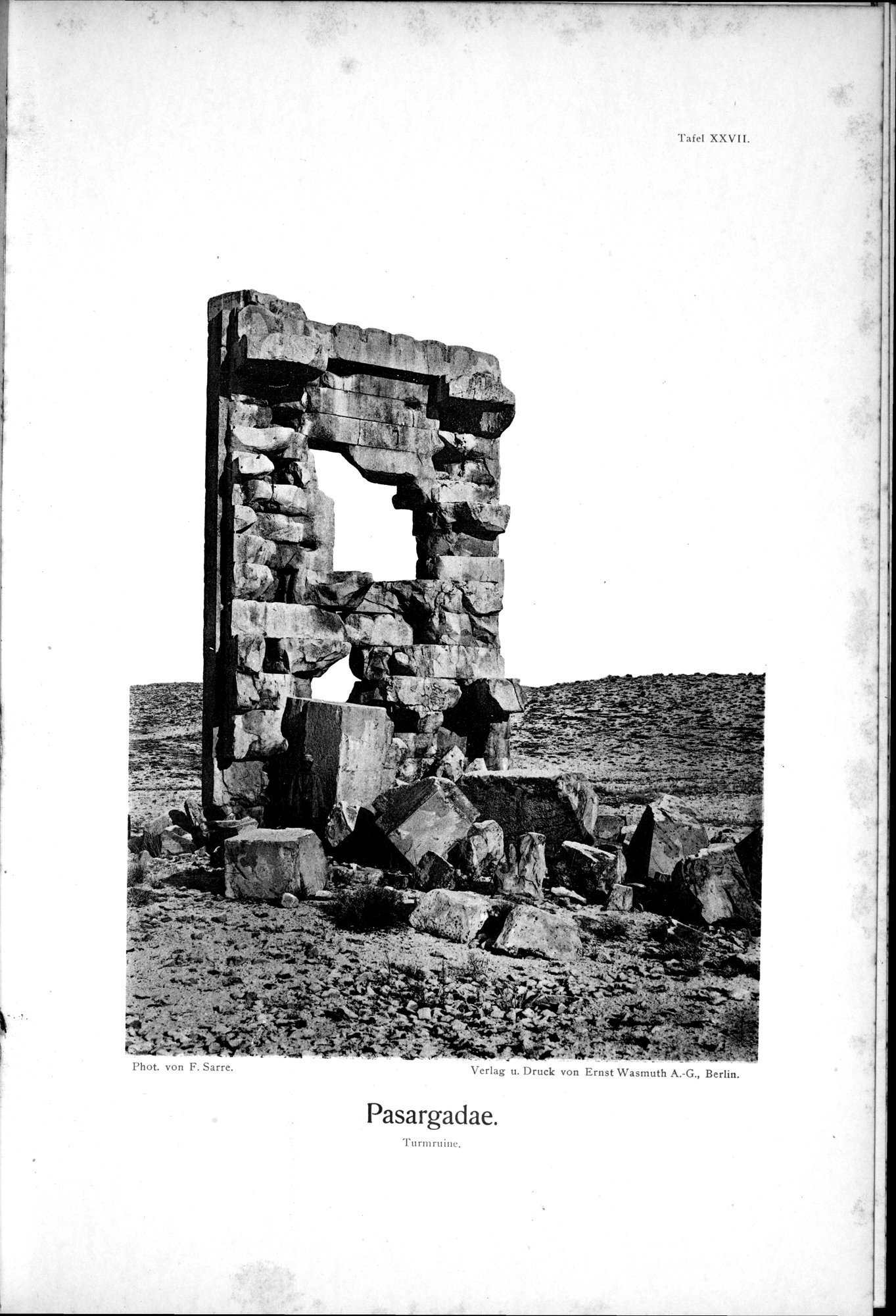Iranische Felsreliefs : vol.1 / 321 ページ（白黒高解像度画像）