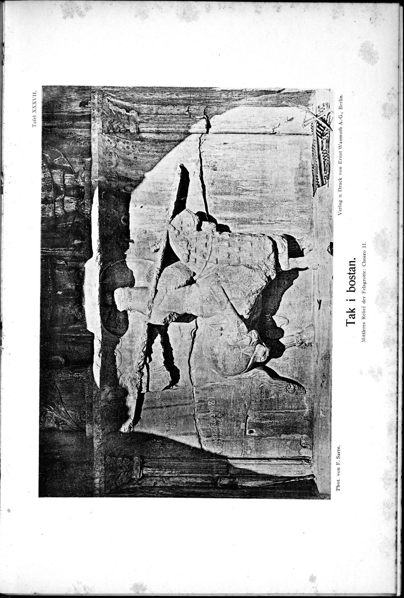 Iranische Felsreliefs : vol.1 / 331 ページ（白黒高解像度画像）