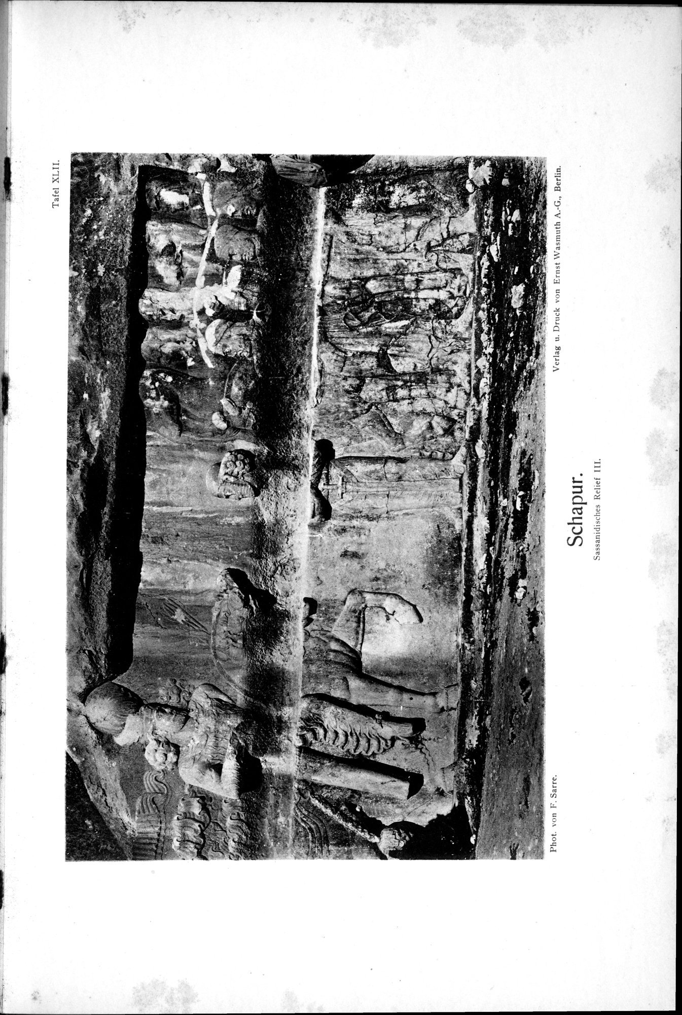 Iranische Felsreliefs : vol.1 / 336 ページ（白黒高解像度画像）