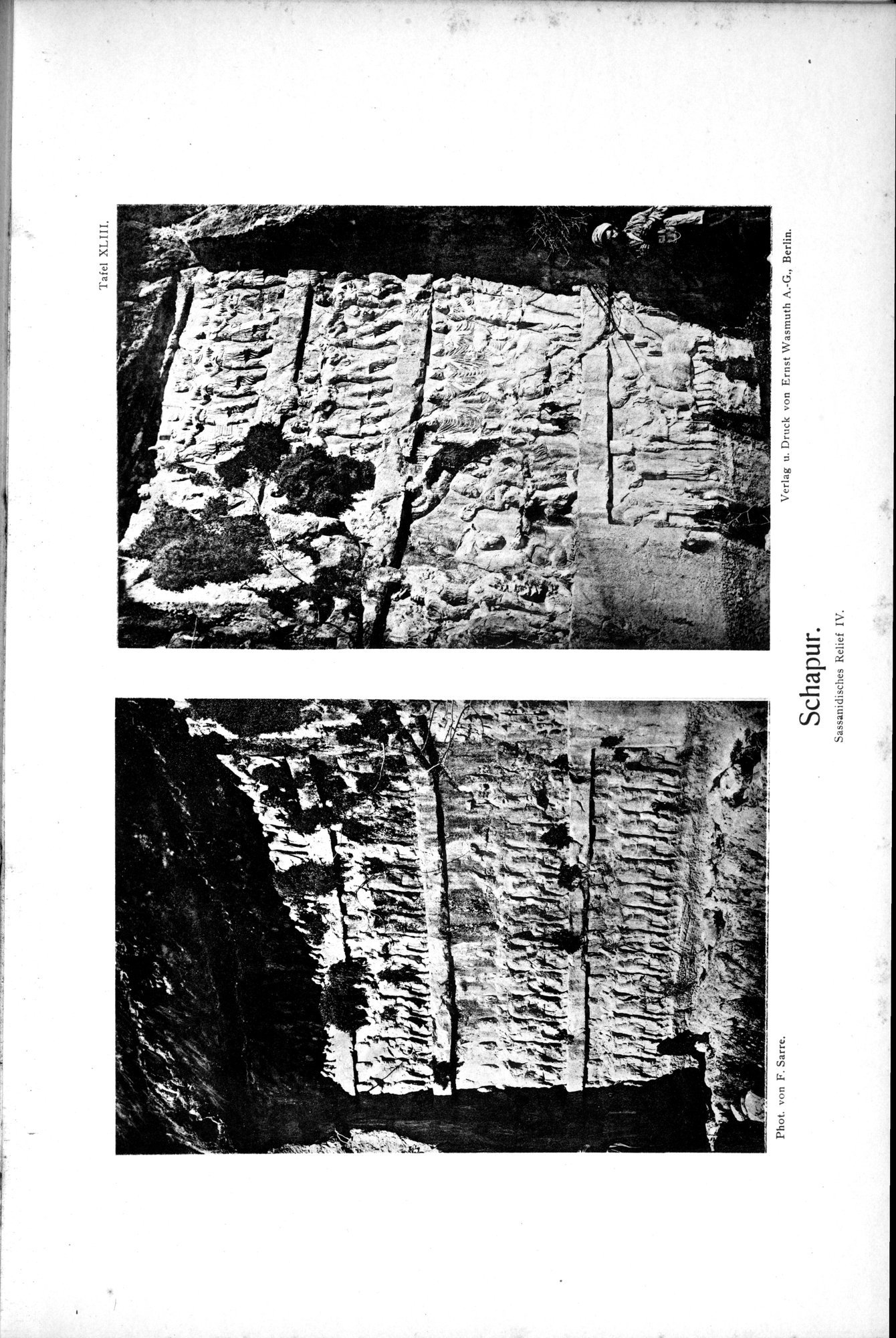 Iranische Felsreliefs : vol.1 / 337 ページ（白黒高解像度画像）