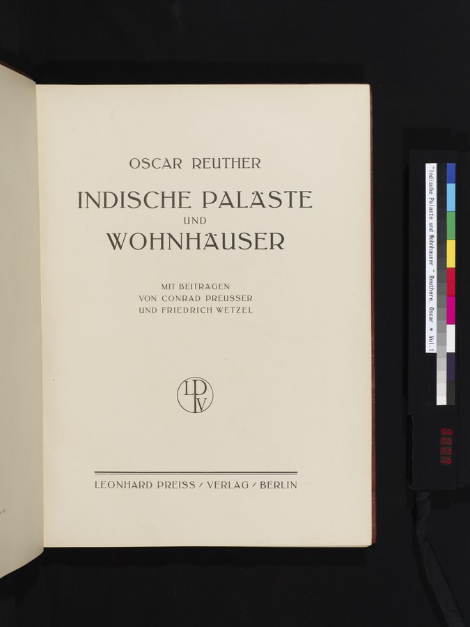 Indische Palaste und Wohnhauser : vol.1 / 7 ページ（カラー画像）