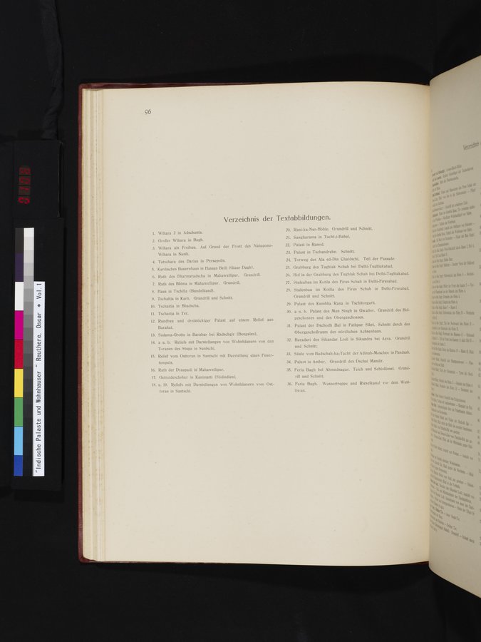 Indische Palaste und Wohnhauser : vol.1 / 106 ページ（カラー画像）