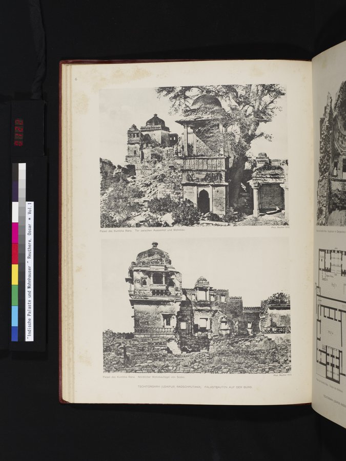 Indische Palaste und Wohnhauser : vol.1 / 122 ページ（カラー画像）