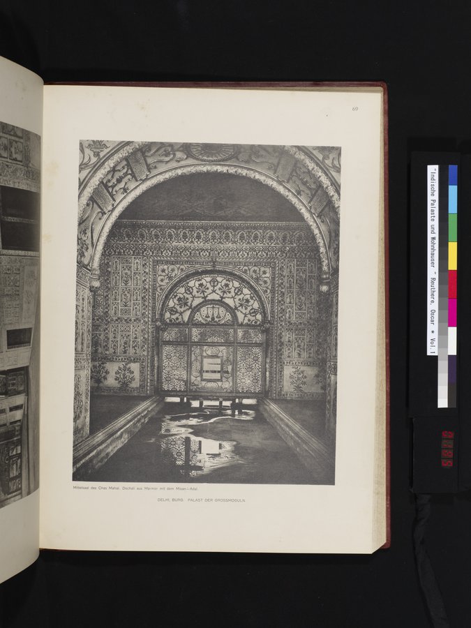 Indische Palaste und Wohnhauser : vol.1 / 185 ページ（カラー画像）