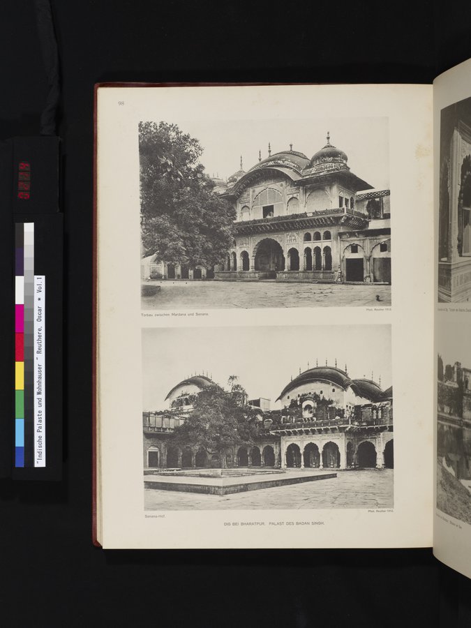 Indische Palaste und Wohnhauser : vol.1 / 214 ページ（カラー画像）