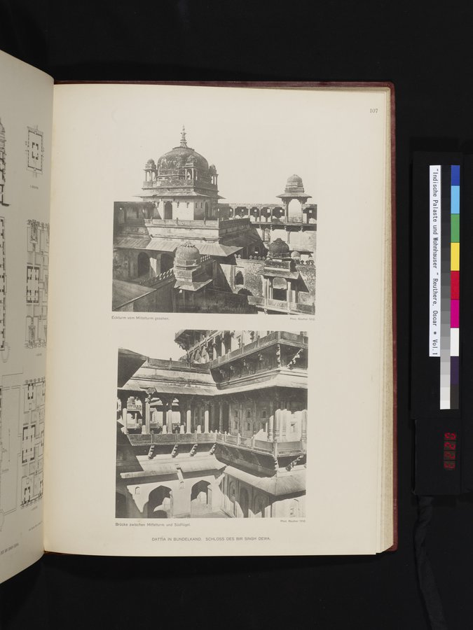 Indische Palaste und Wohnhauser : vol.1 / 223 ページ（カラー画像）