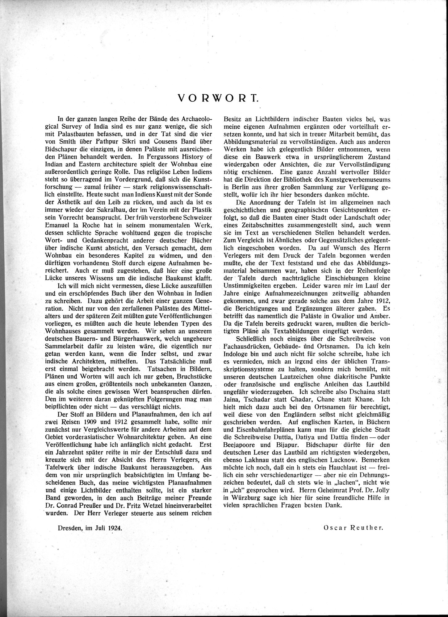 Indische Palaste und Wohnhauser : vol.1 / 9 ページ（白黒高解像度画像）