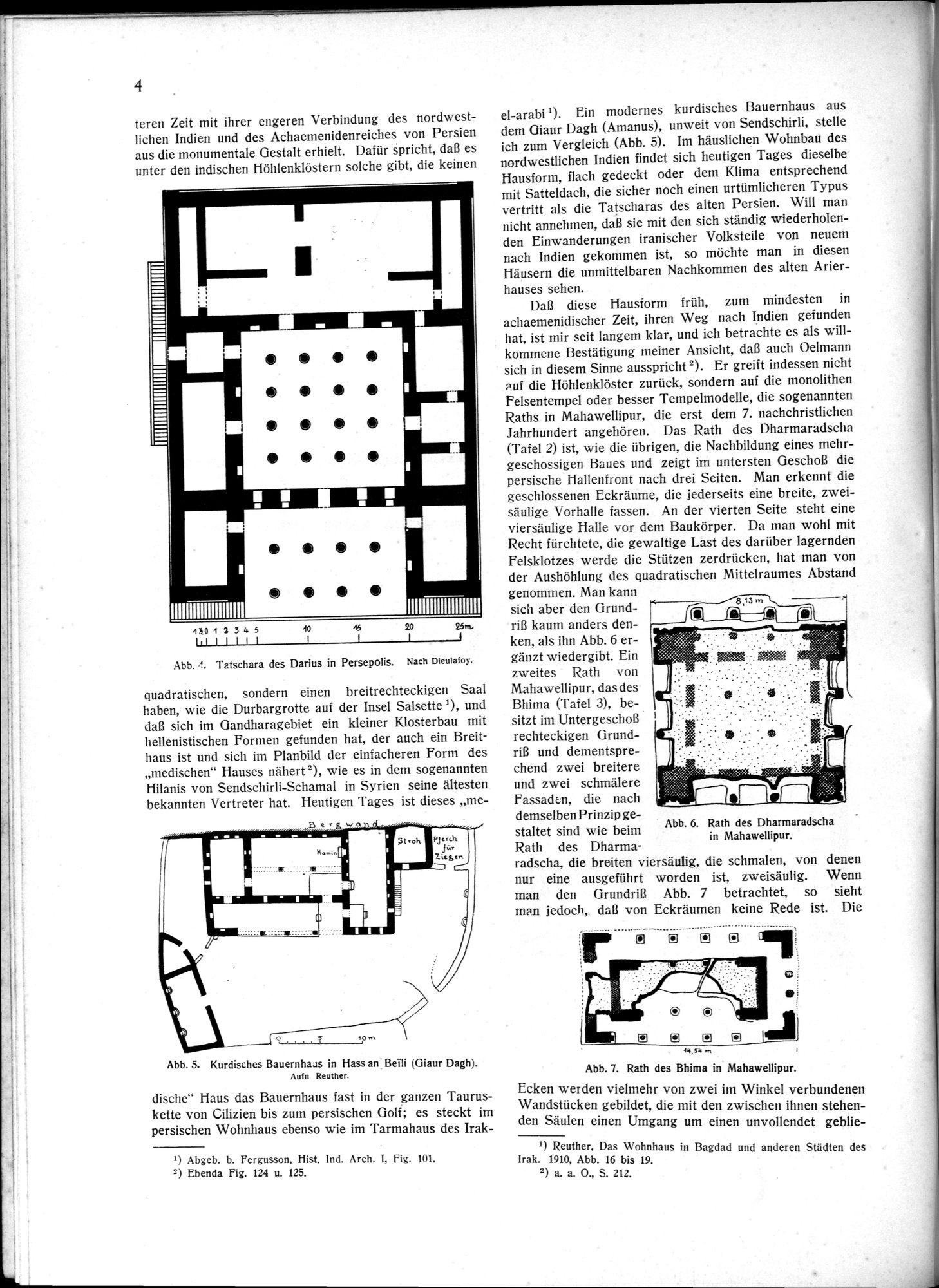 Indische Palaste und Wohnhauser : vol.1 / 14 ページ（白黒高解像度画像）