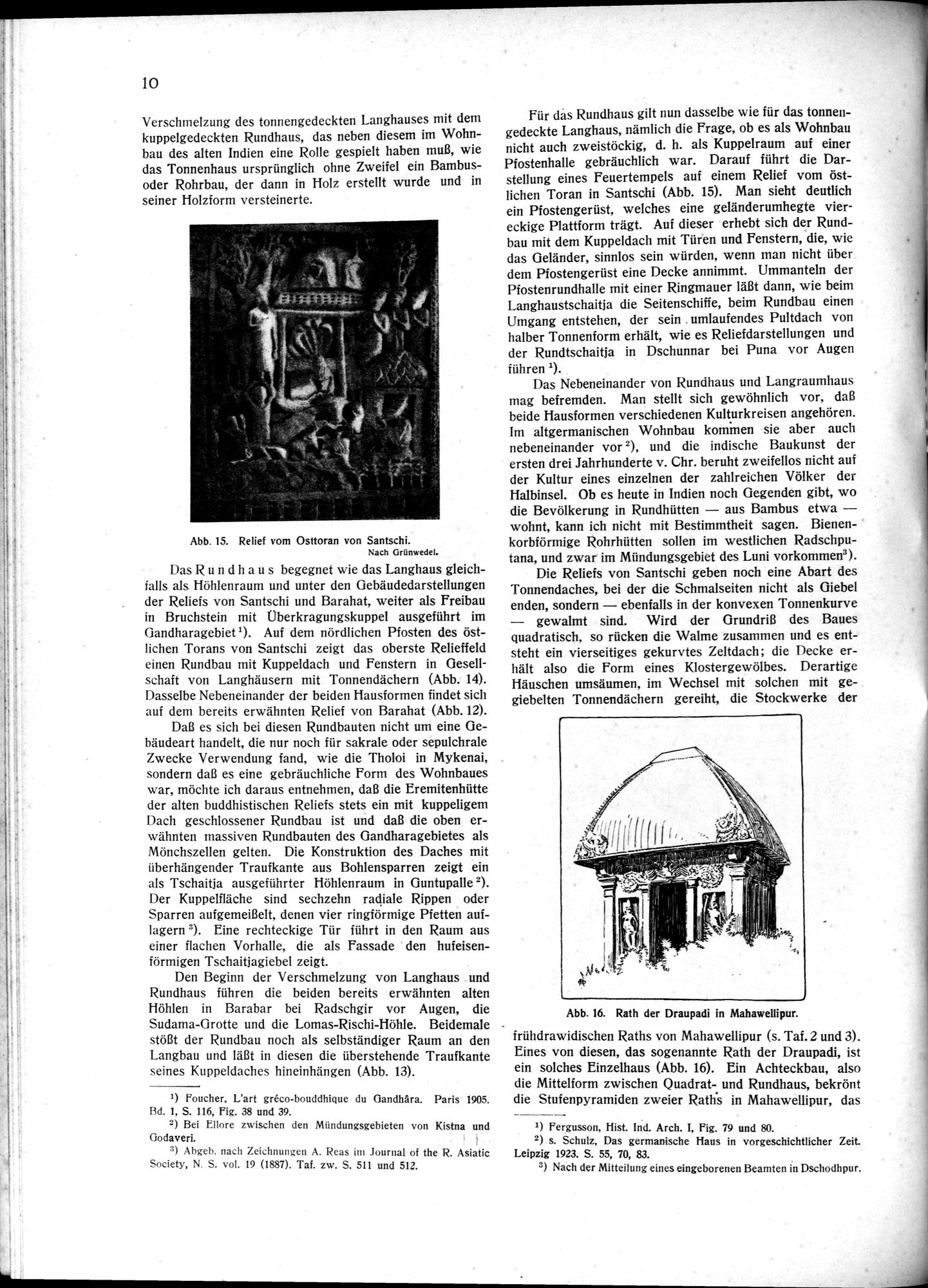 Indische Palaste und Wohnhauser : vol.1 / 20 ページ（白黒高解像度画像）