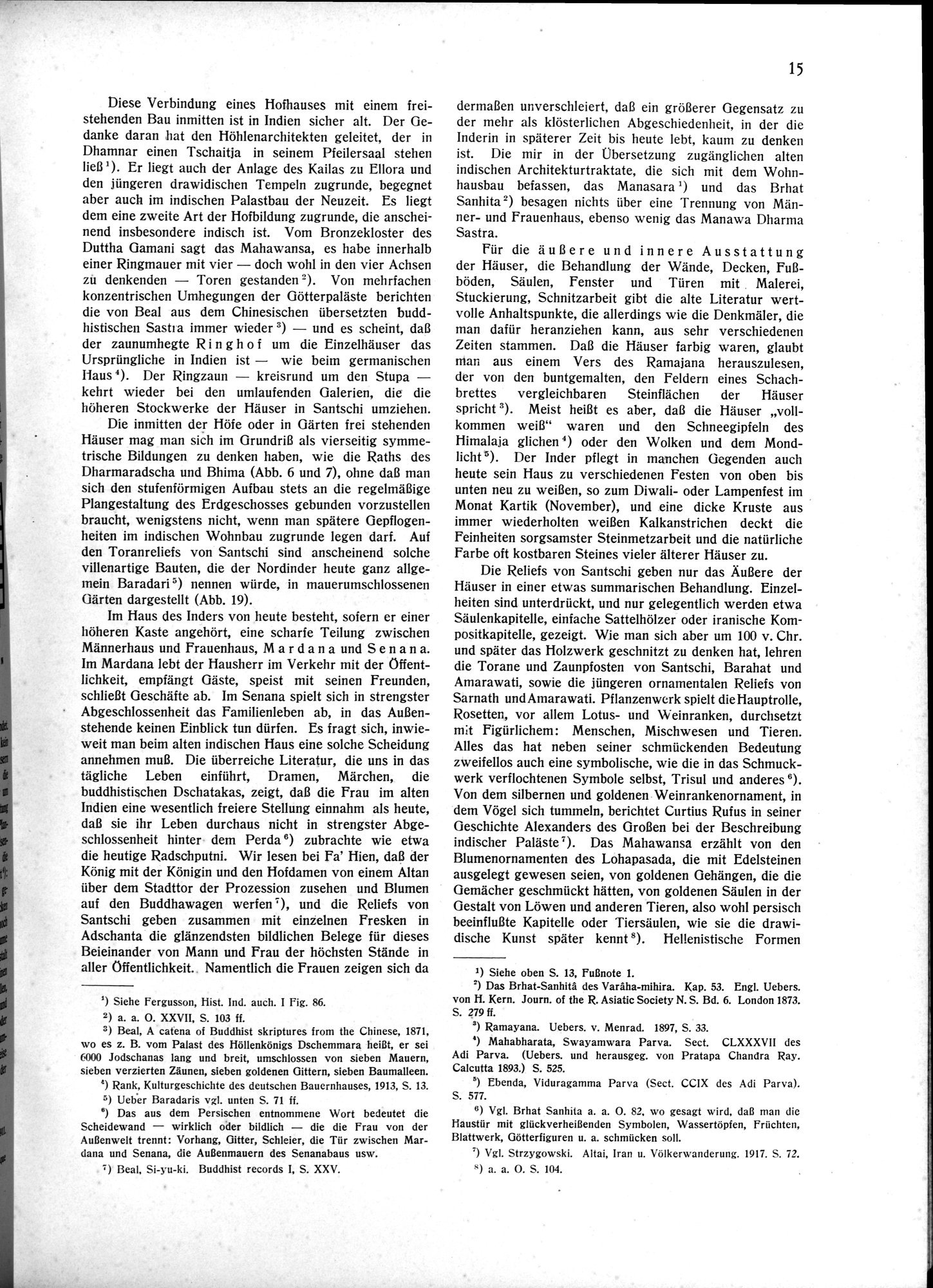 Indische Palaste und Wohnhauser : vol.1 / 25 ページ（白黒高解像度画像）