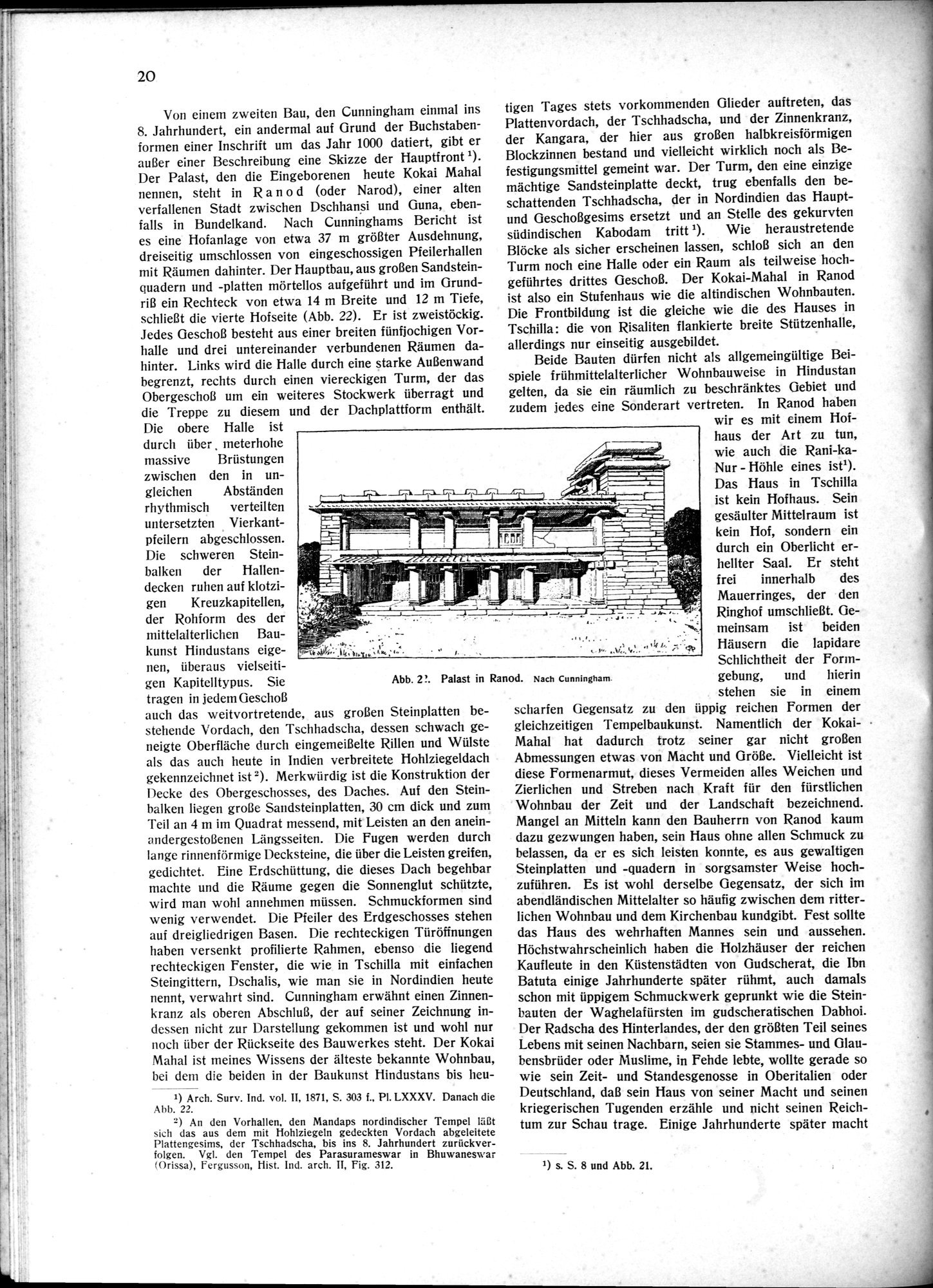 Indische Palaste und Wohnhauser : vol.1 / 30 ページ（白黒高解像度画像）