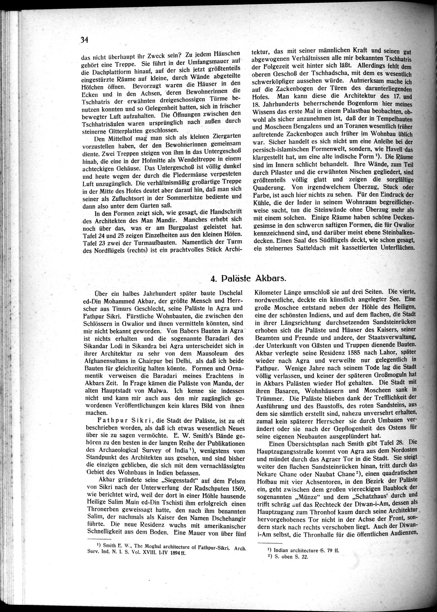 Indische Palaste und Wohnhauser : vol.1 / 44 ページ（白黒高解像度画像）