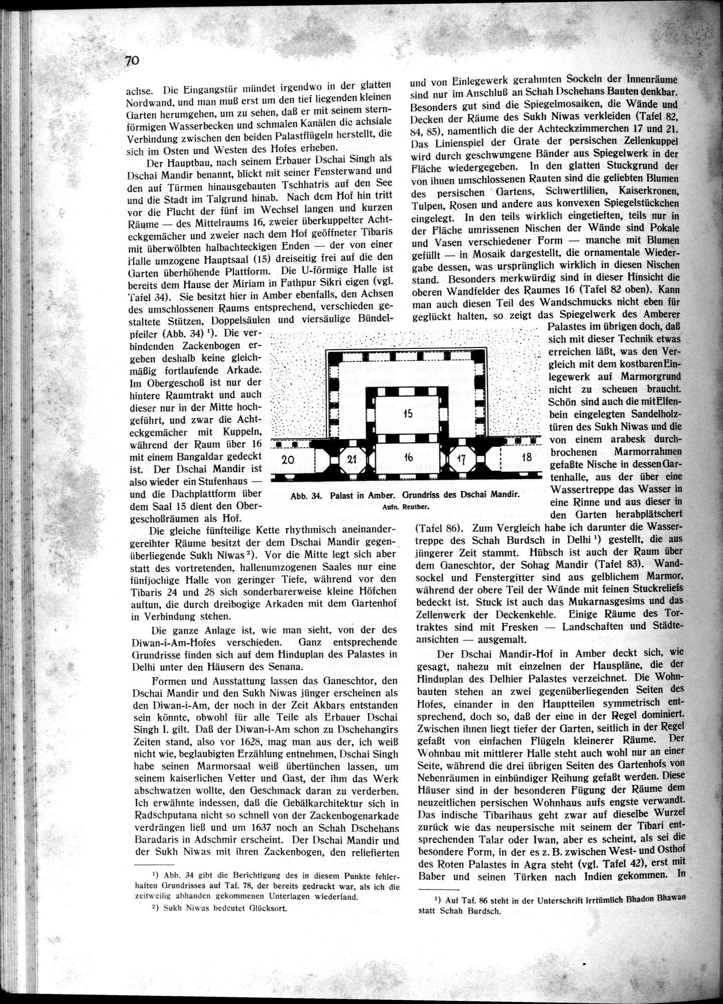 Indische Palaste und Wohnhauser : vol.1 / Page 80 (Grayscale High Resolution Image)