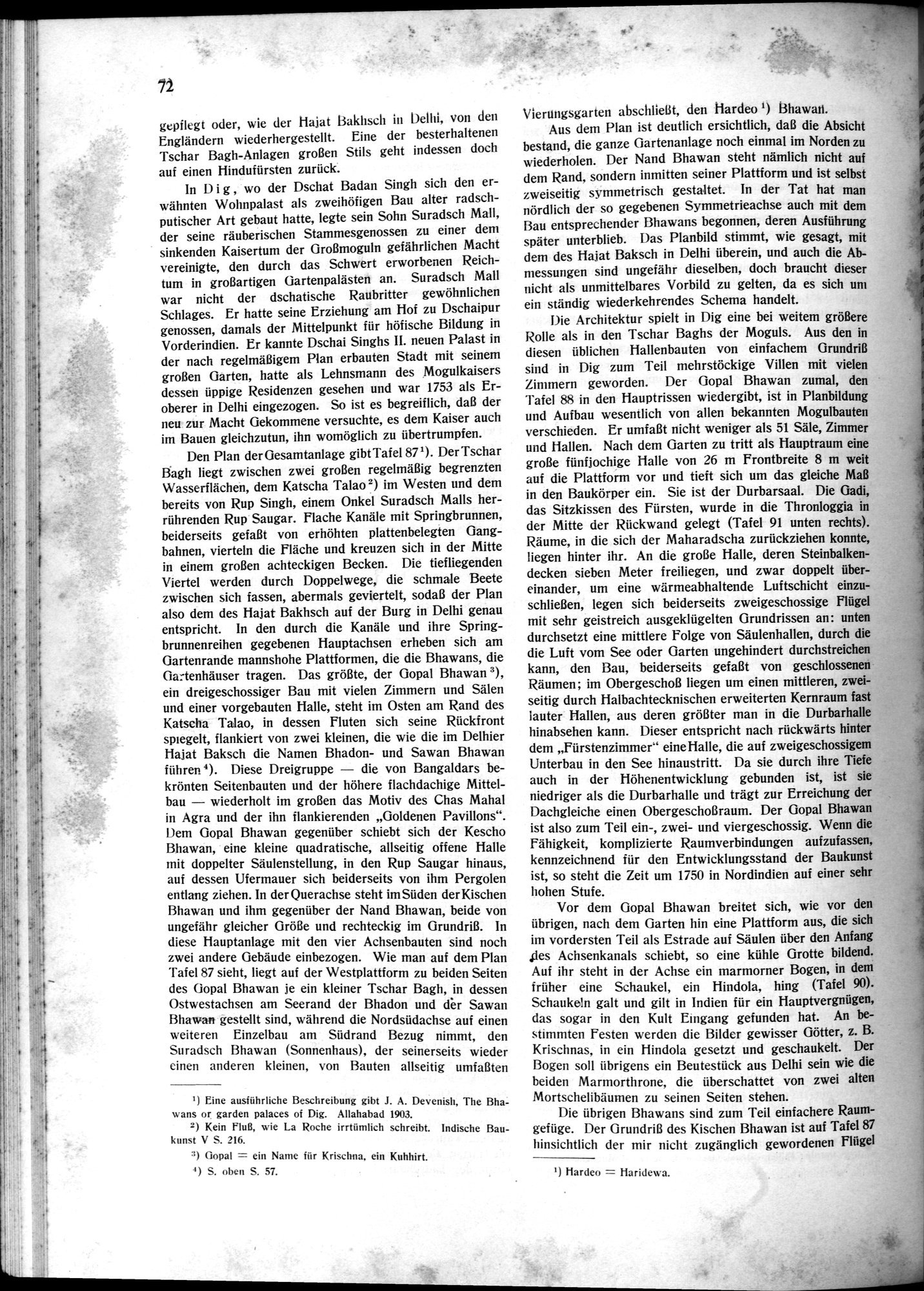Indische Palaste und Wohnhauser : vol.1 / 82 ページ（白黒高解像度画像）