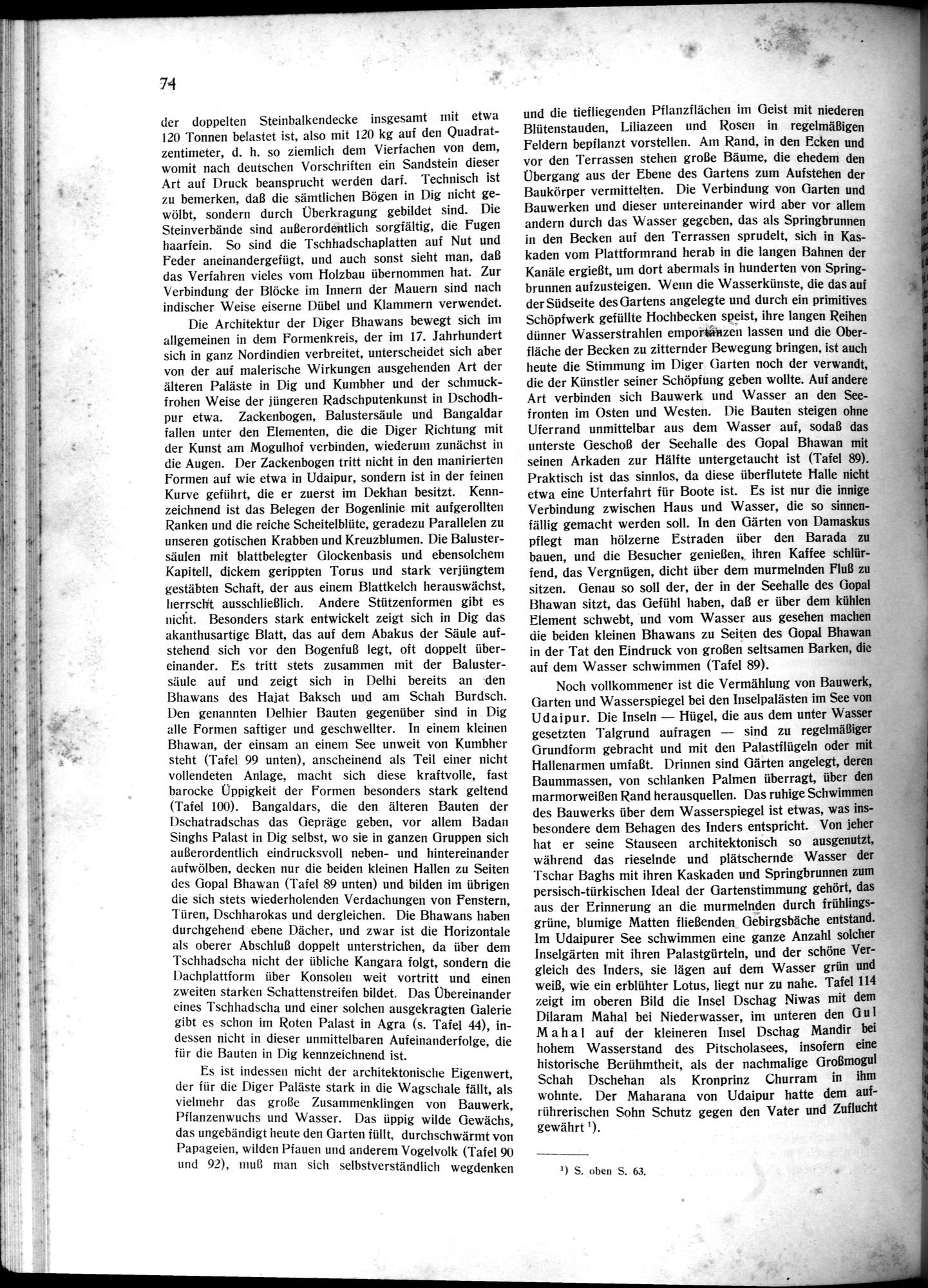 Indische Palaste und Wohnhauser : vol.1 / 84 ページ（白黒高解像度画像）