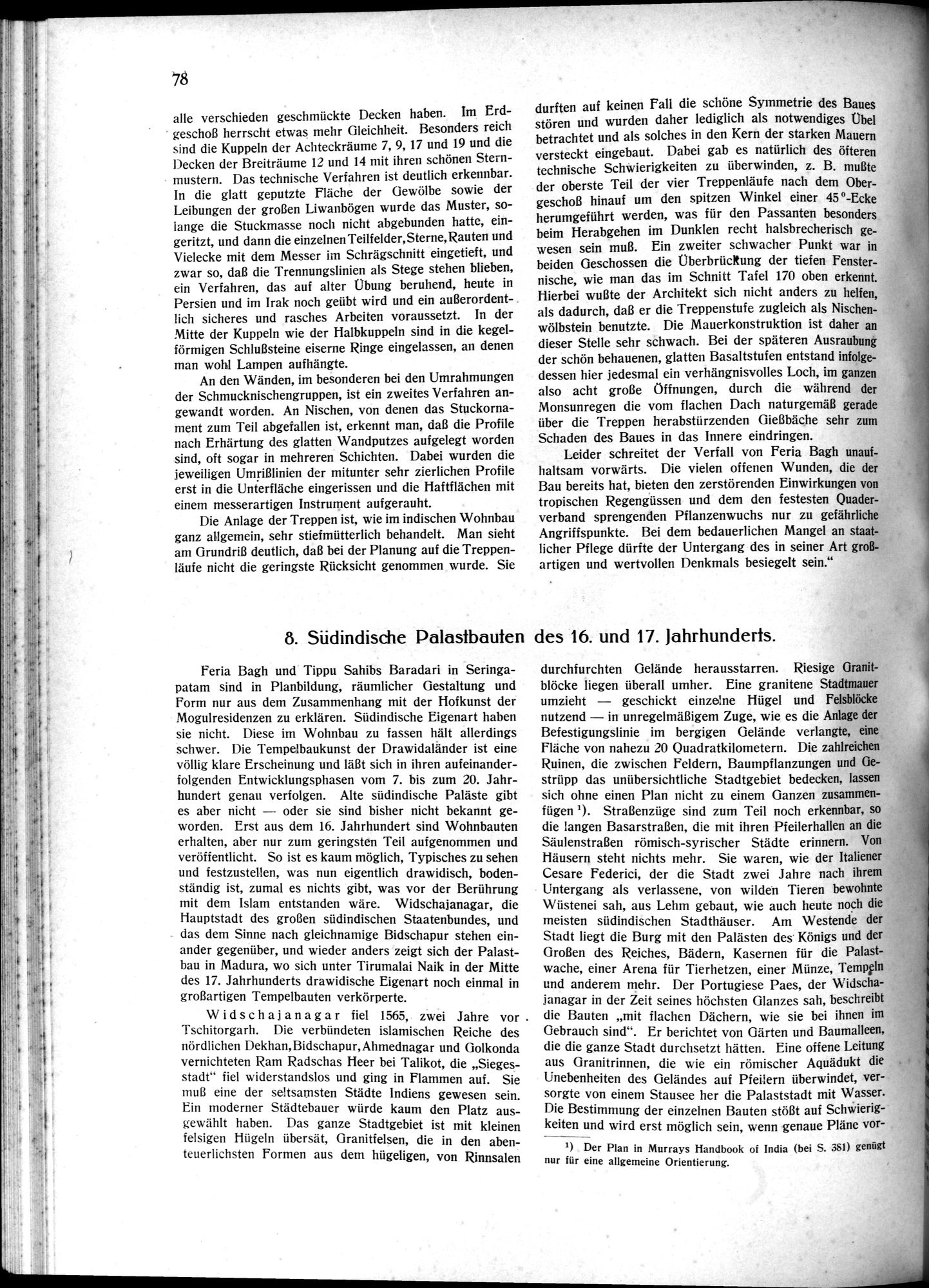 Indische Palaste und Wohnhauser : vol.1 / 88 ページ（白黒高解像度画像）