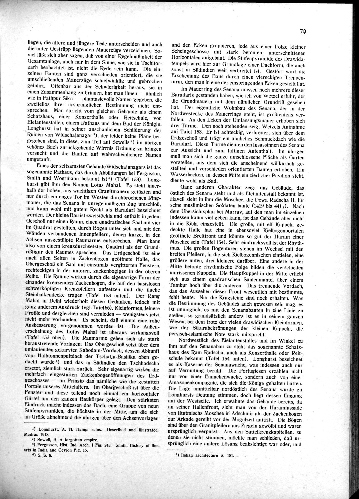Indische Palaste und Wohnhauser : vol.1 / 89 ページ（白黒高解像度画像）