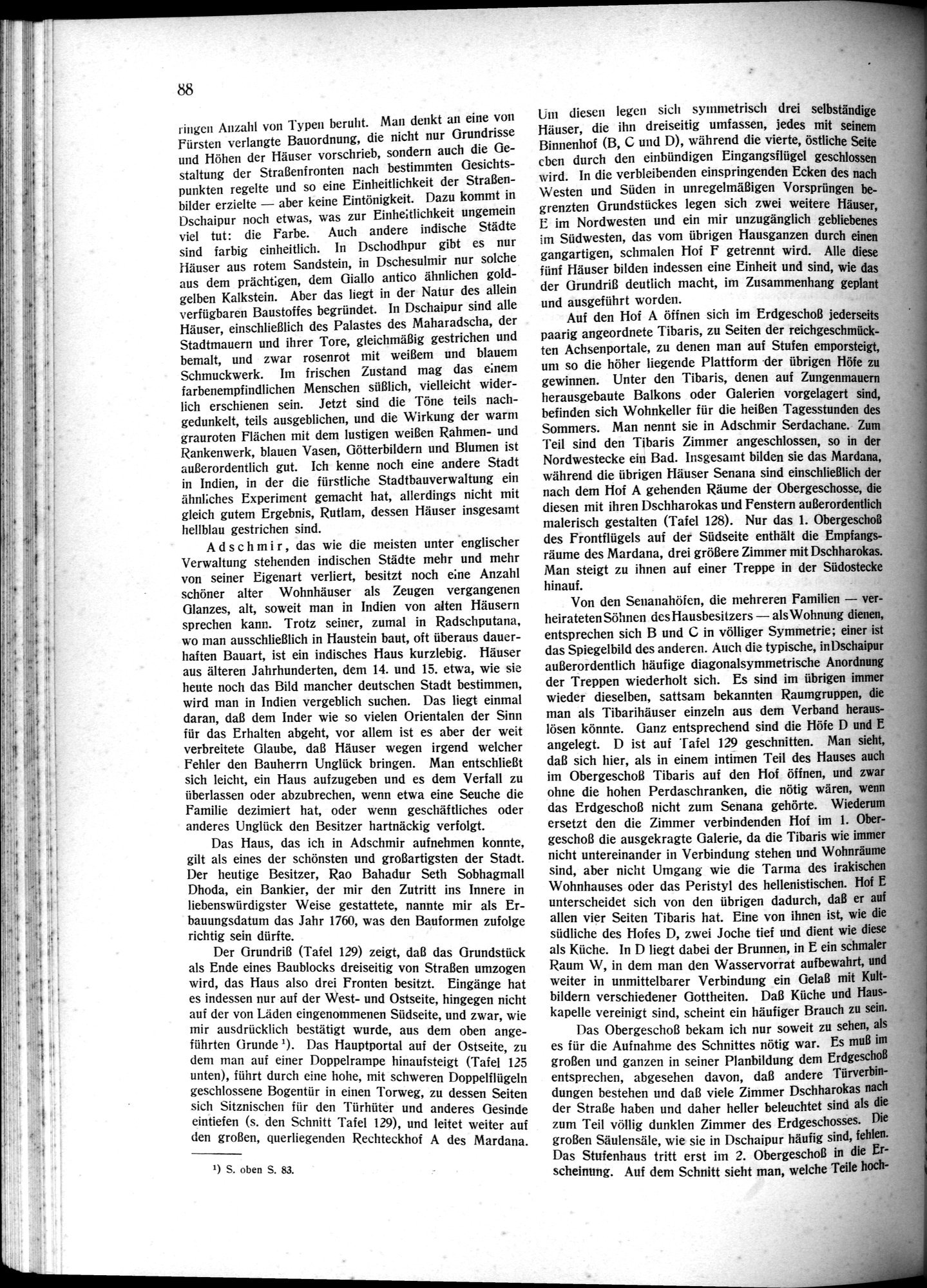 Indische Palaste und Wohnhauser : vol.1 / Page 98 (Grayscale High Resolution Image)