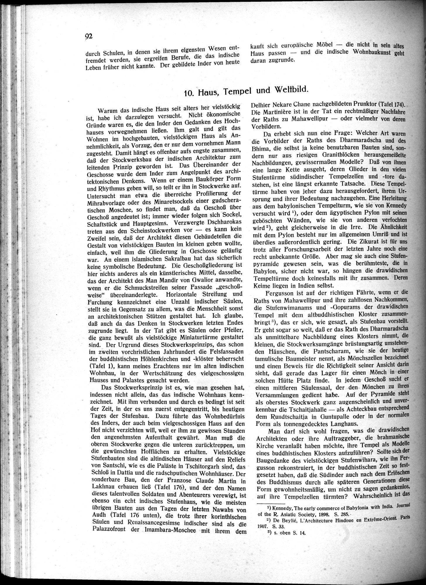 Indische Palaste und Wohnhauser : vol.1 / 102 ページ（白黒高解像度画像）