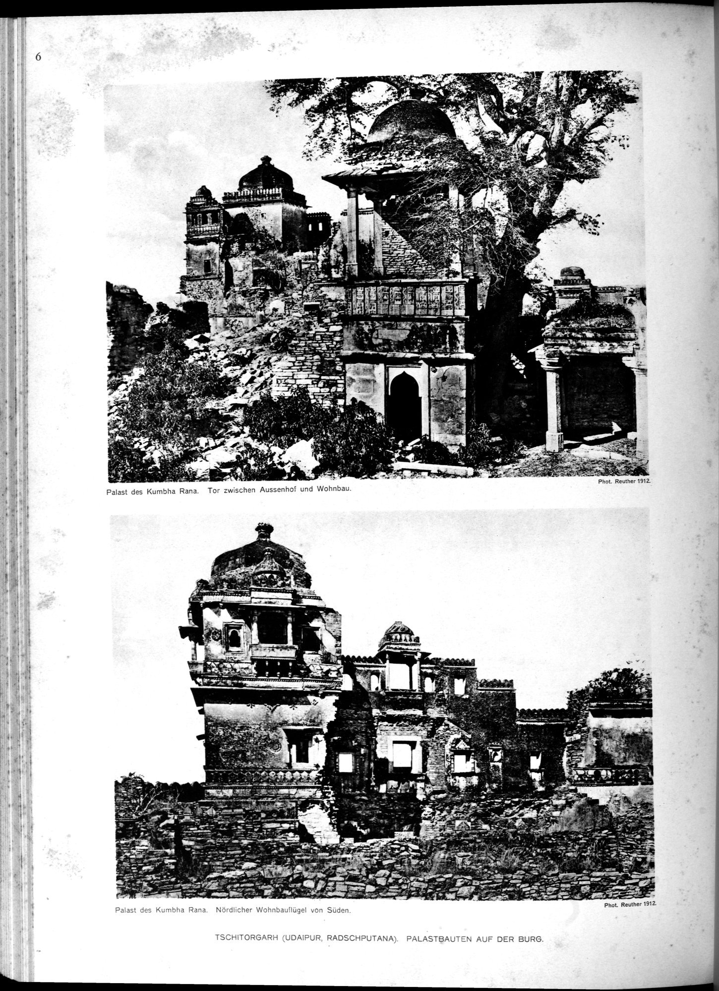 Indische Palaste und Wohnhauser : vol.1 / 122 ページ（白黒高解像度画像）