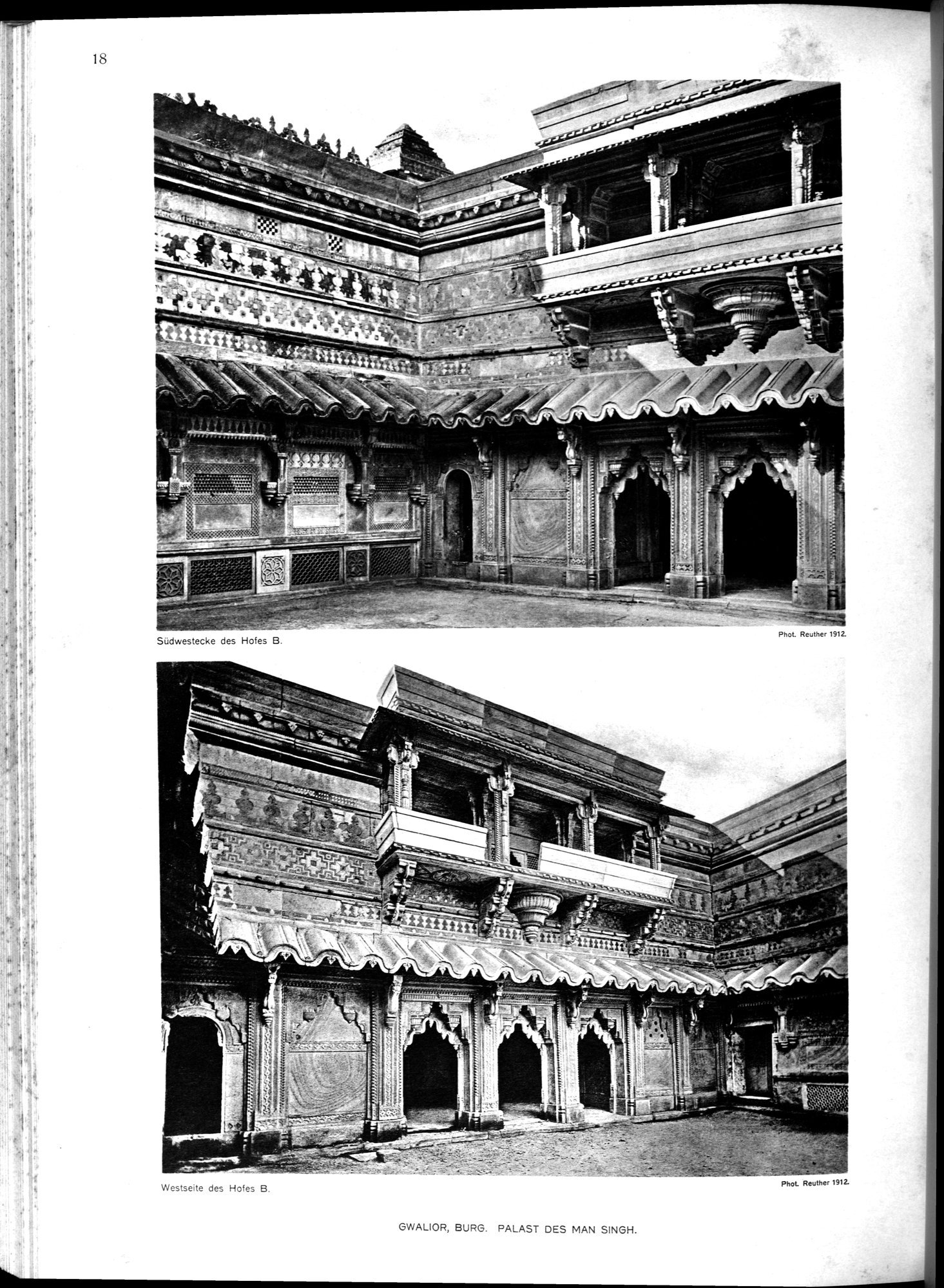 Indische Palaste und Wohnhauser : vol.1 / 134 ページ（白黒高解像度画像）