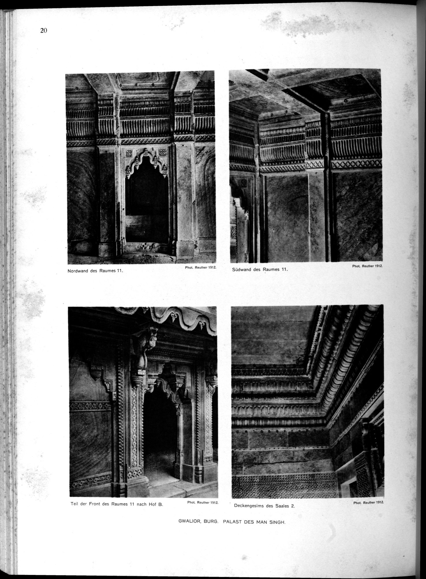 Indische Palaste und Wohnhauser : vol.1 / 136 ページ（白黒高解像度画像）