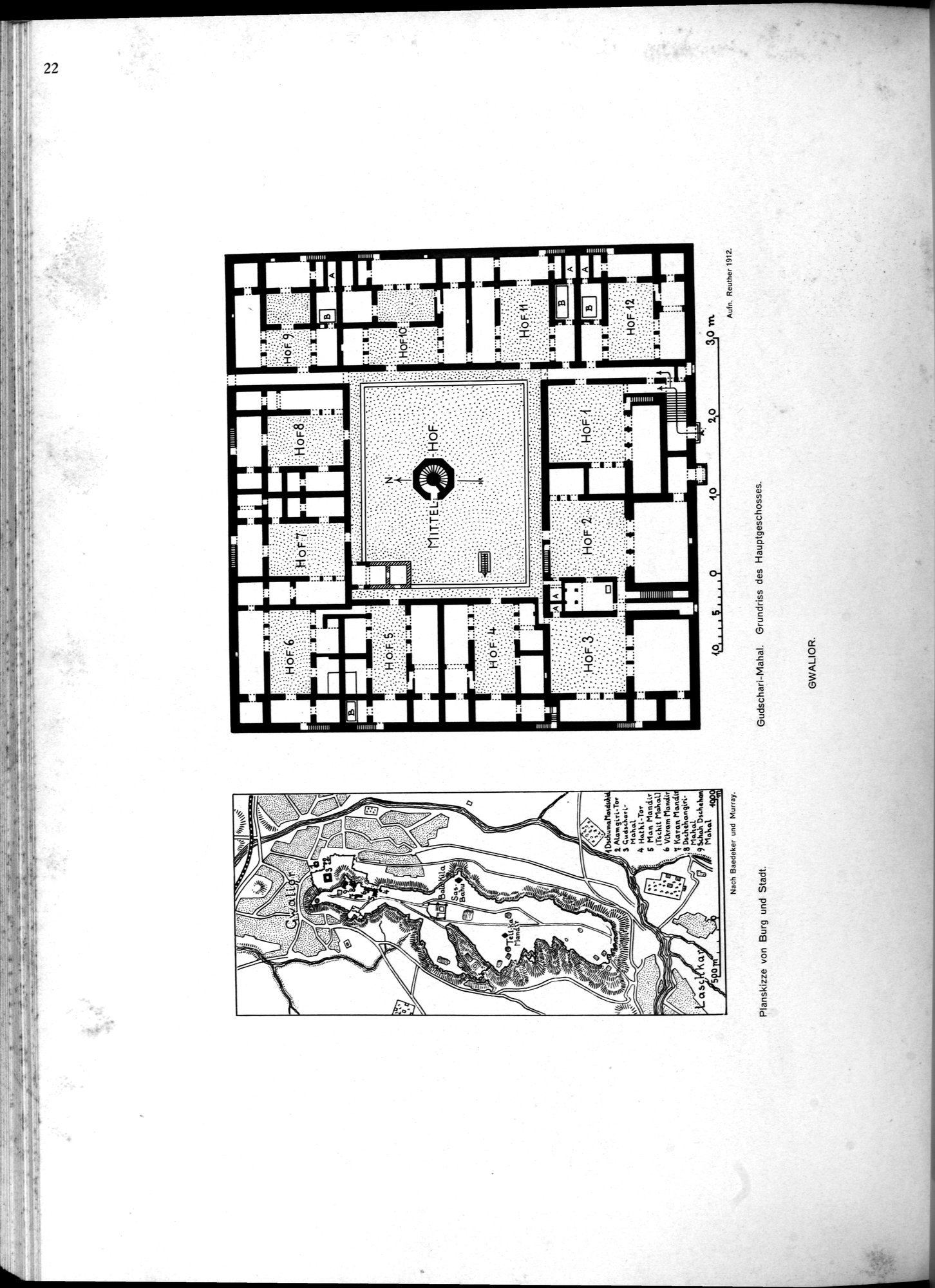 Indische Palaste und Wohnhauser : vol.1 / Page 138 (Grayscale High Resolution Image)