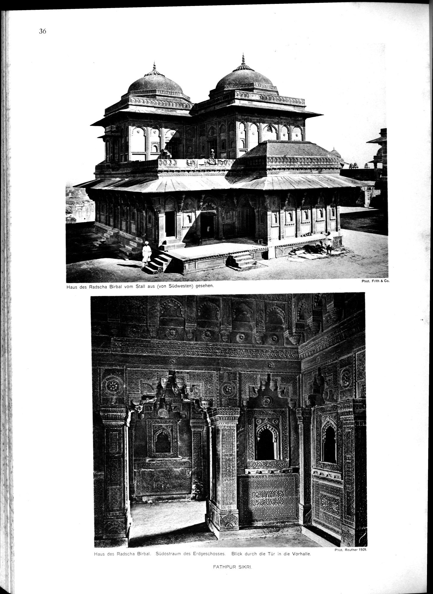 Indische Palaste und Wohnhauser : vol.1 / 152 ページ（白黒高解像度画像）