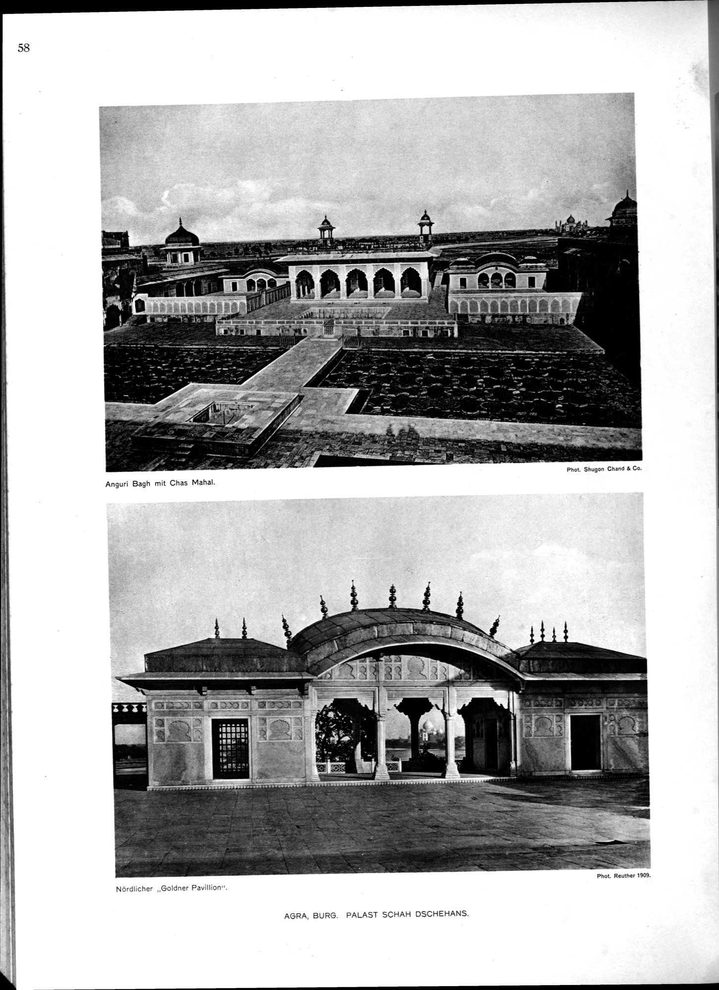 Indische Palaste und Wohnhauser : vol.1 / 174 ページ（白黒高解像度画像）