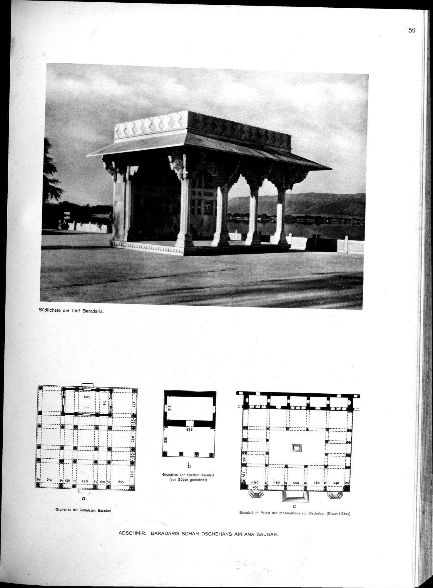 Indische Palaste und Wohnhauser : vol.1 / Page 175 (Grayscale High Resolution Image)