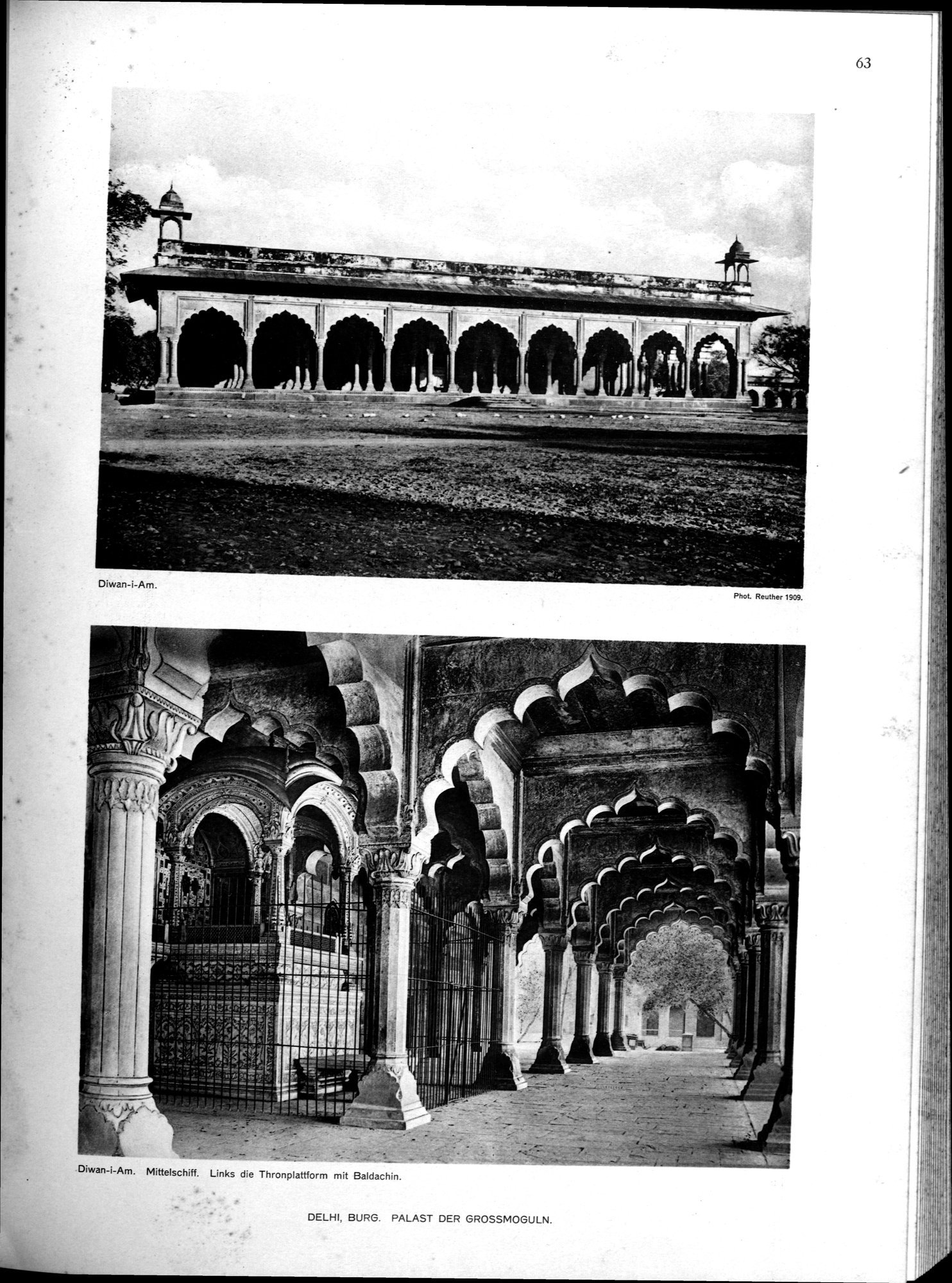 Indische Palaste und Wohnhauser : vol.1 / 179 ページ（白黒高解像度画像）