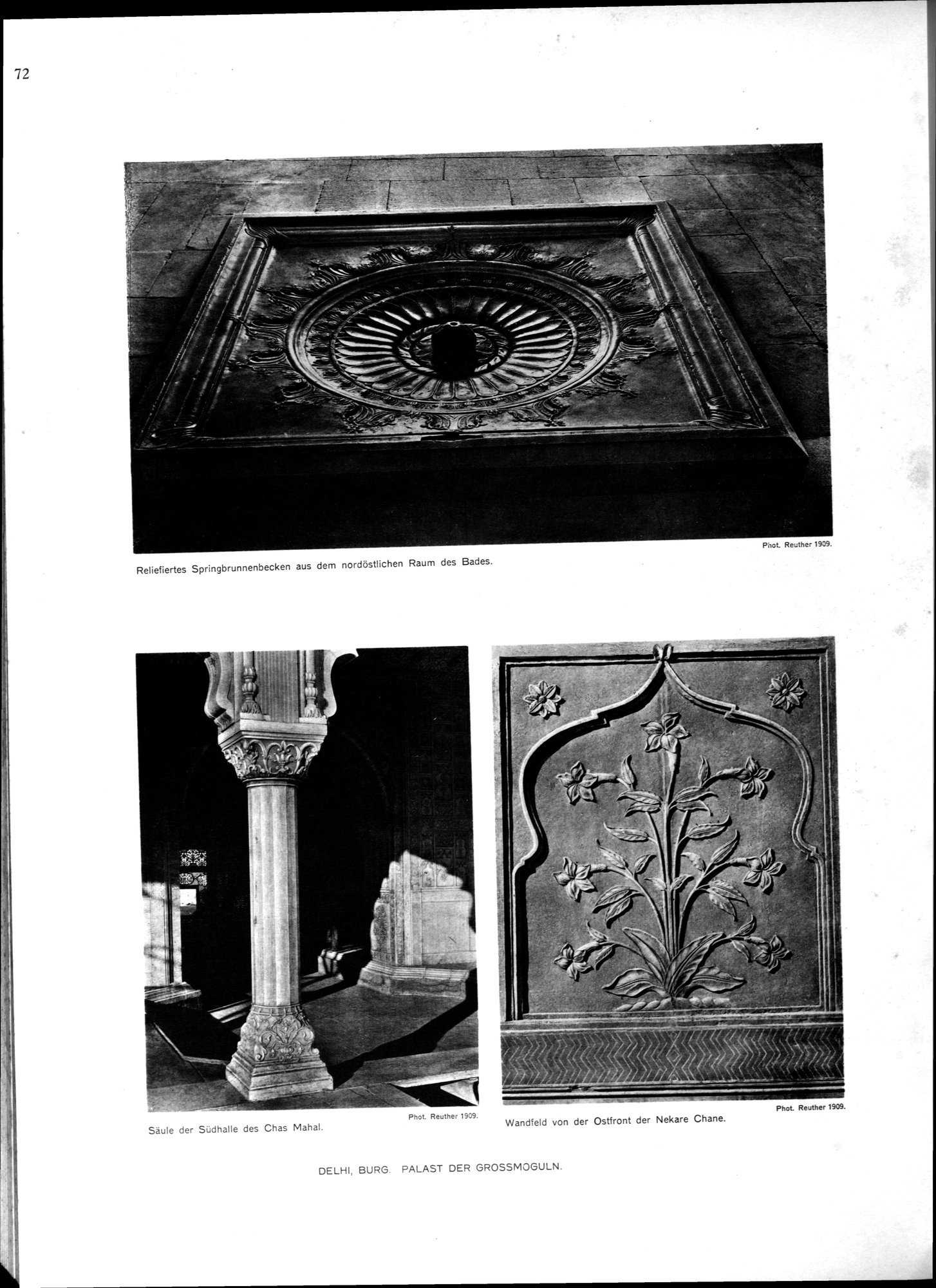 Indische Palaste und Wohnhauser : vol.1 / 188 ページ（白黒高解像度画像）