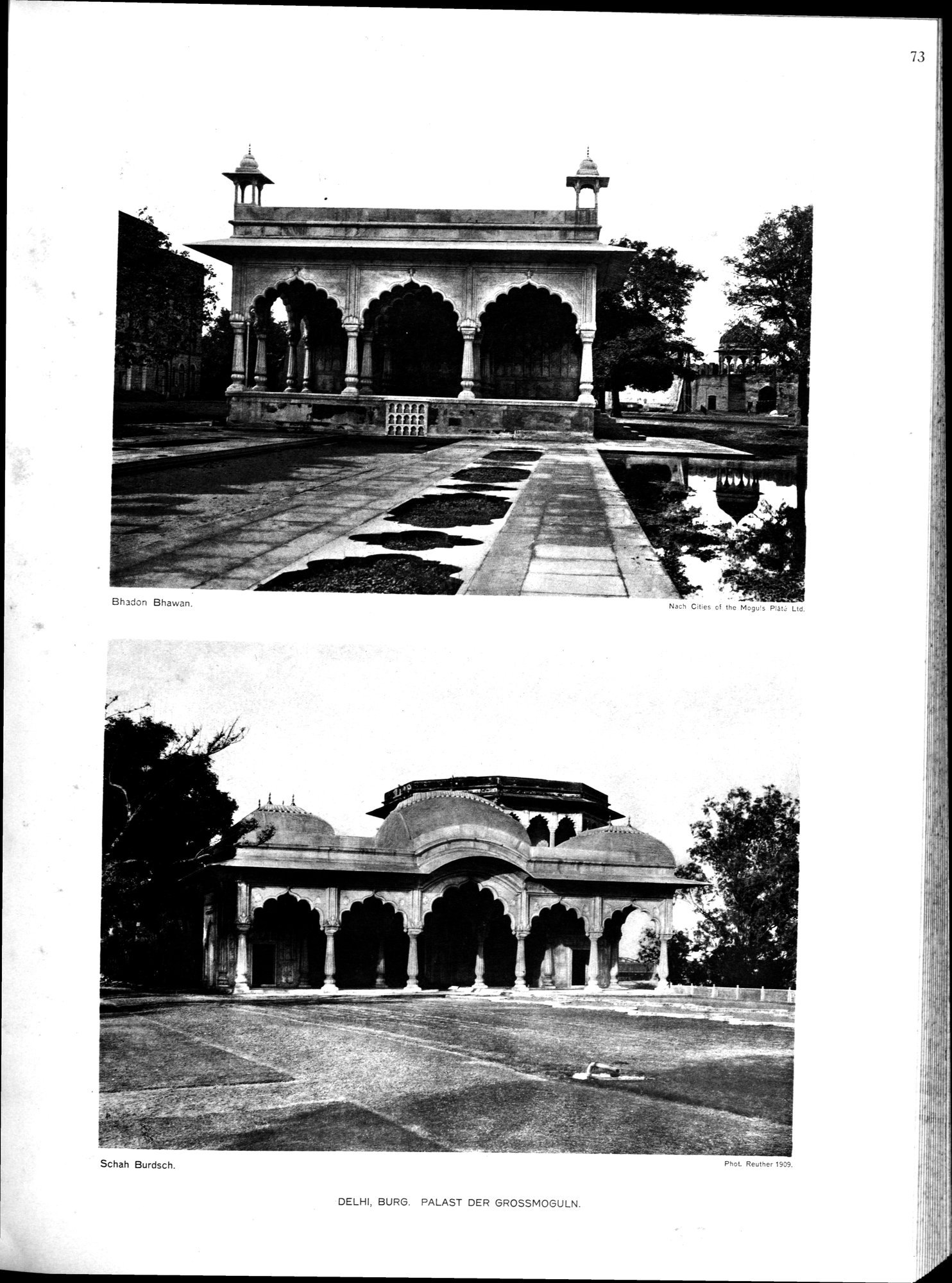 Indische Palaste und Wohnhauser : vol.1 / 189 ページ（白黒高解像度画像）